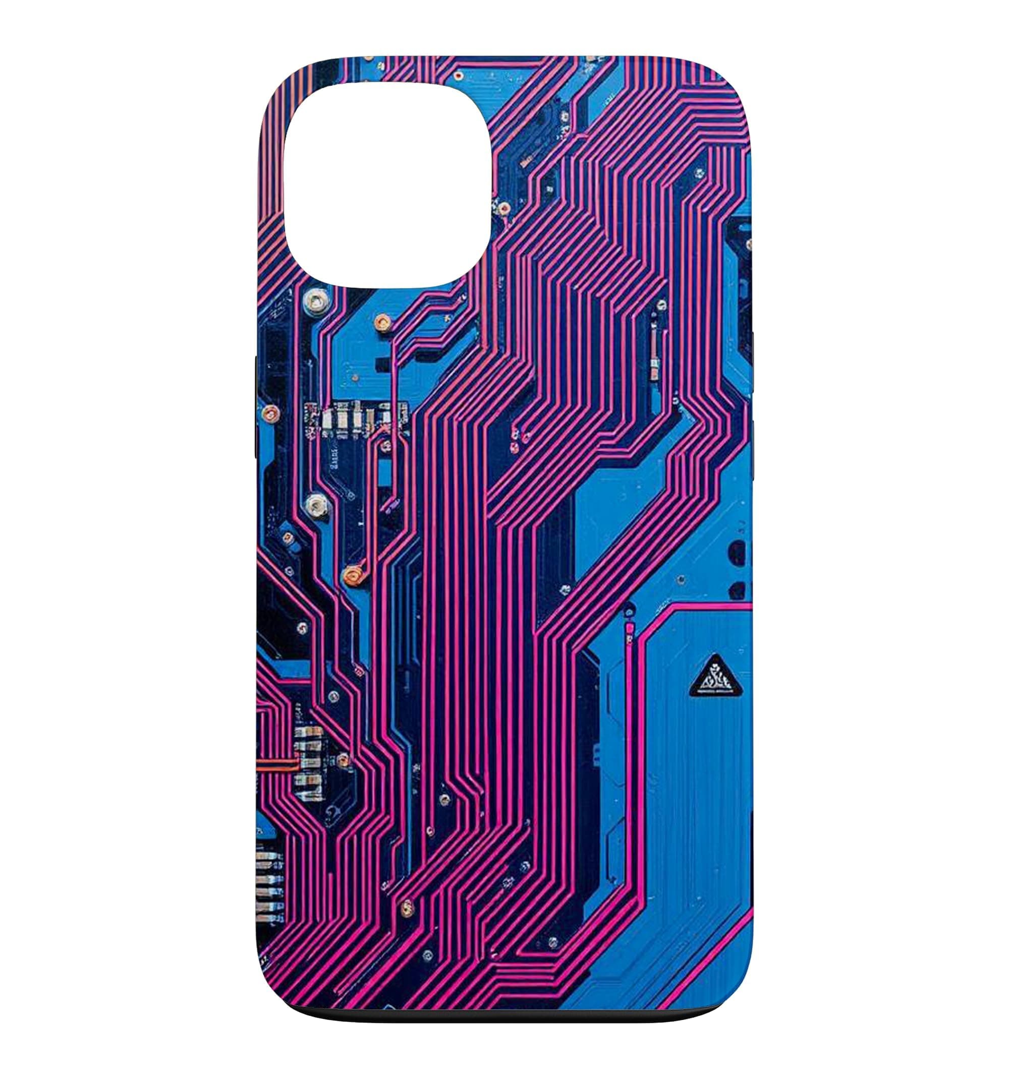 Cyberpunk Motherboard Circuit Board Graphic Case for iPhone 13