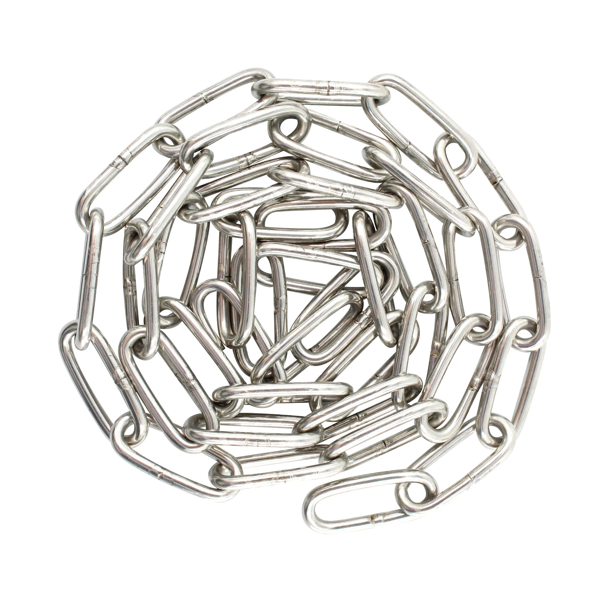 Adyoney 5/42inch(3mm) 1.1yd (1m) 304 Stainless Steel Chain Suspension Chain Clothesline Chain Guardrail Chain Small Pet Chain for Clothes Hanger，Guardrail，Gate，Small Pet