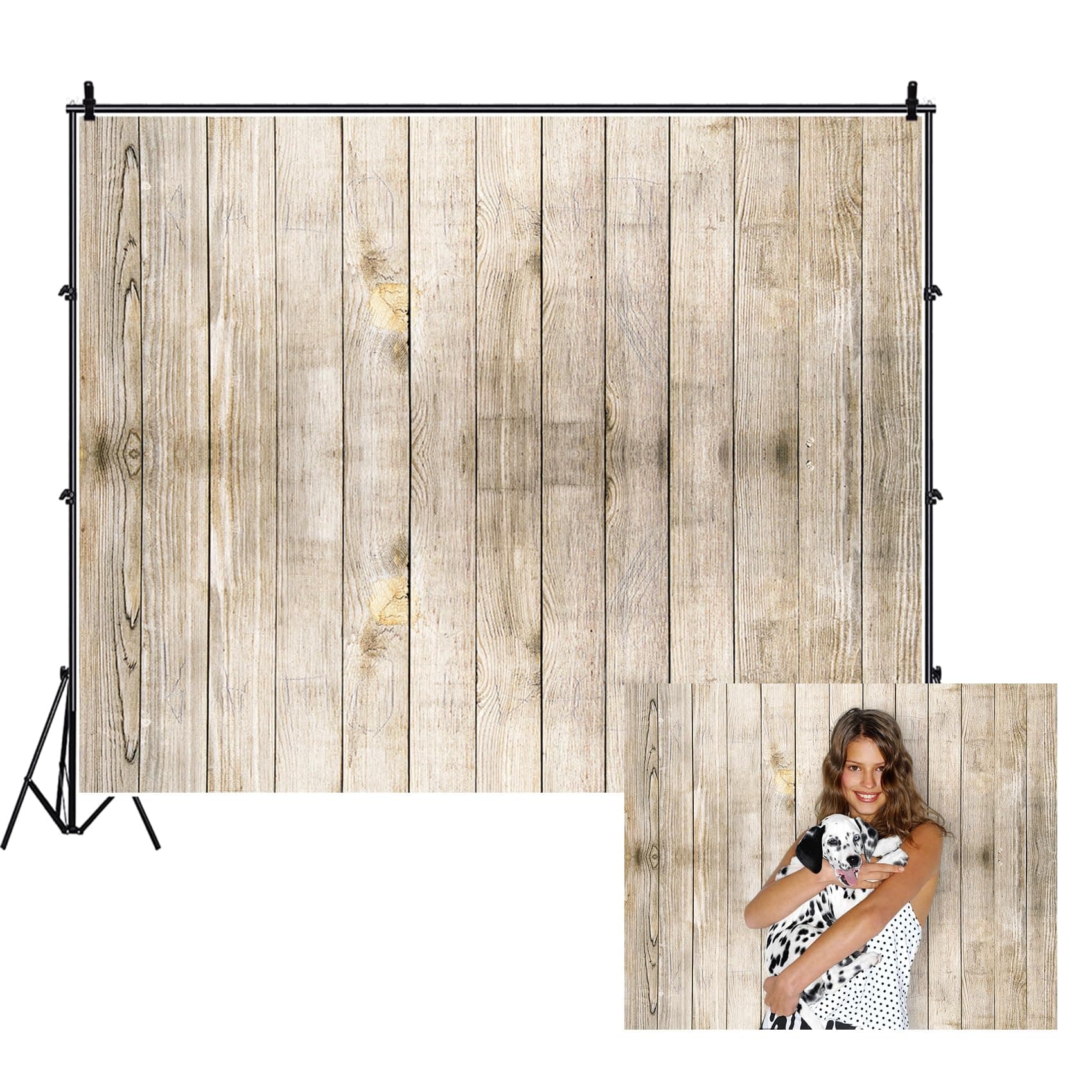 AOFOTO 5x3ft Wood Backdrops for Photoshoot Wood Planks for Walls Birthday Party Decorations Vintage Brown Wooden Grain Hardwood Photography Background Child Kid Artistic Portrait Photo Studio Props