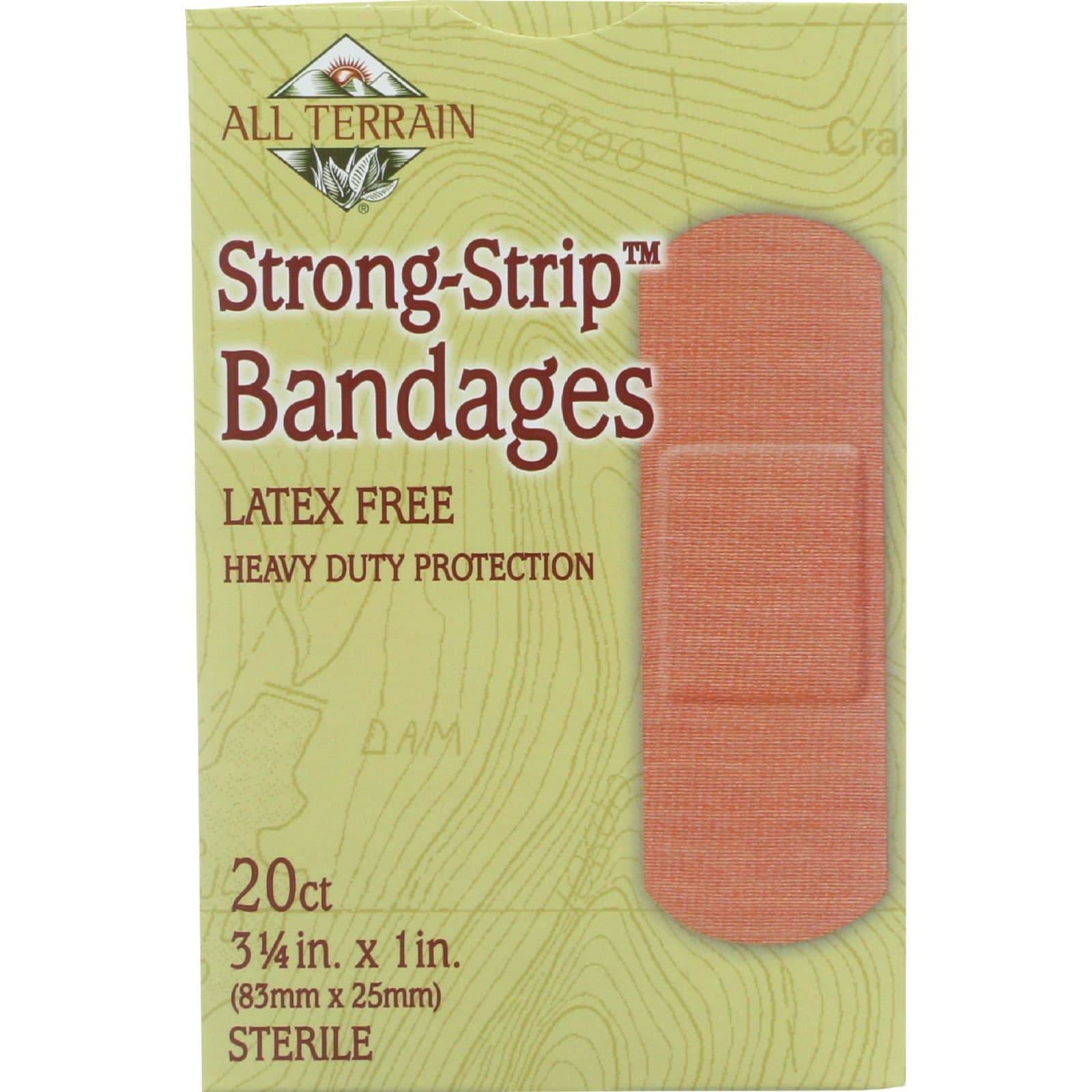 Strong Strip Bandages - 20 per Pack - 1 Each.