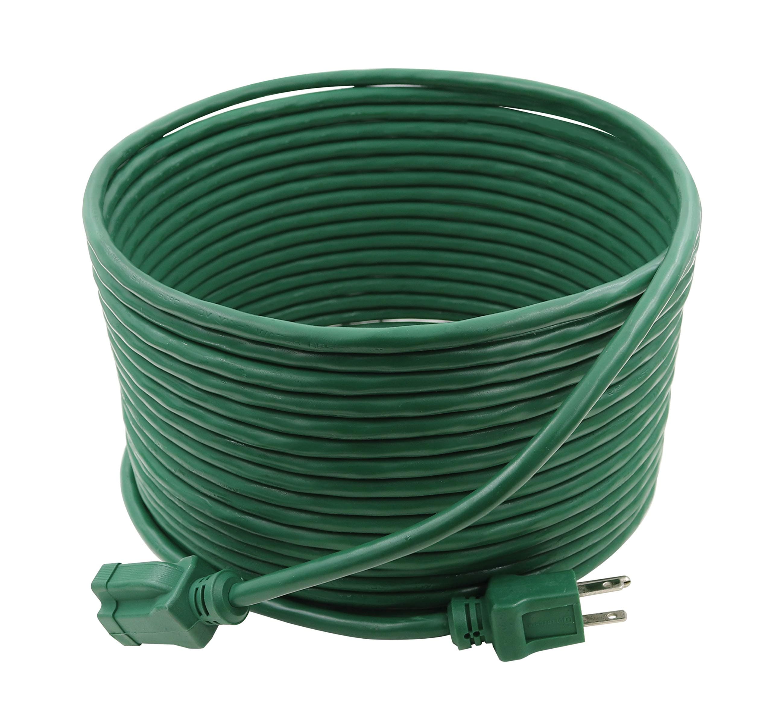 PRIME EC880628 40' 16/3 SJTW Lawn and Garden Outdoor Extension Cord, Green