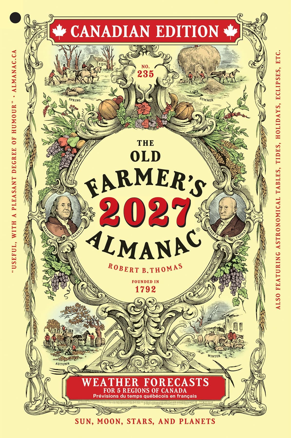 The Old Farmer's Almanac 2027 Canadian Edition