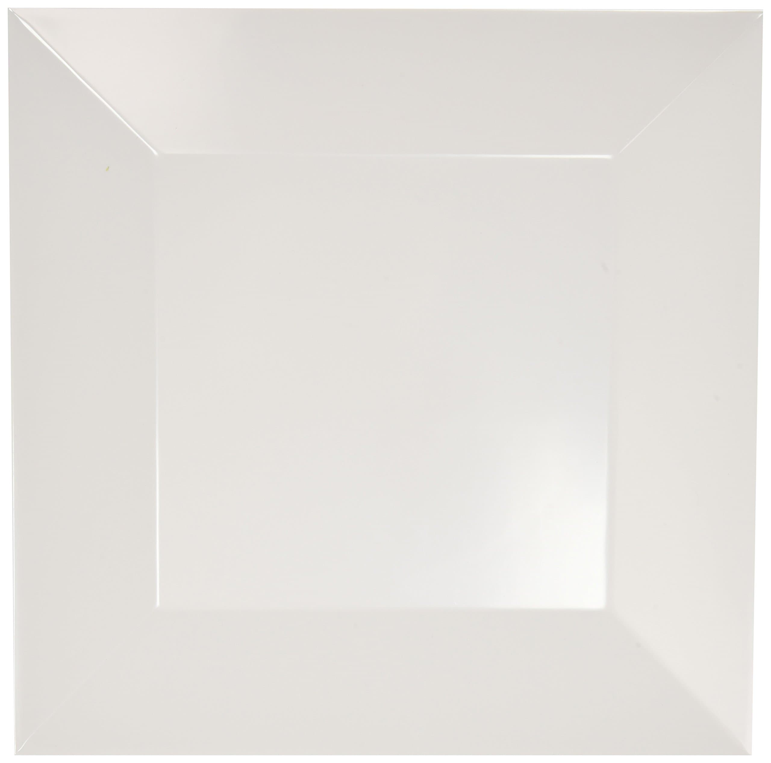 American Metalcraft SQP10 Platters, 12" Length x 12" Width, White
