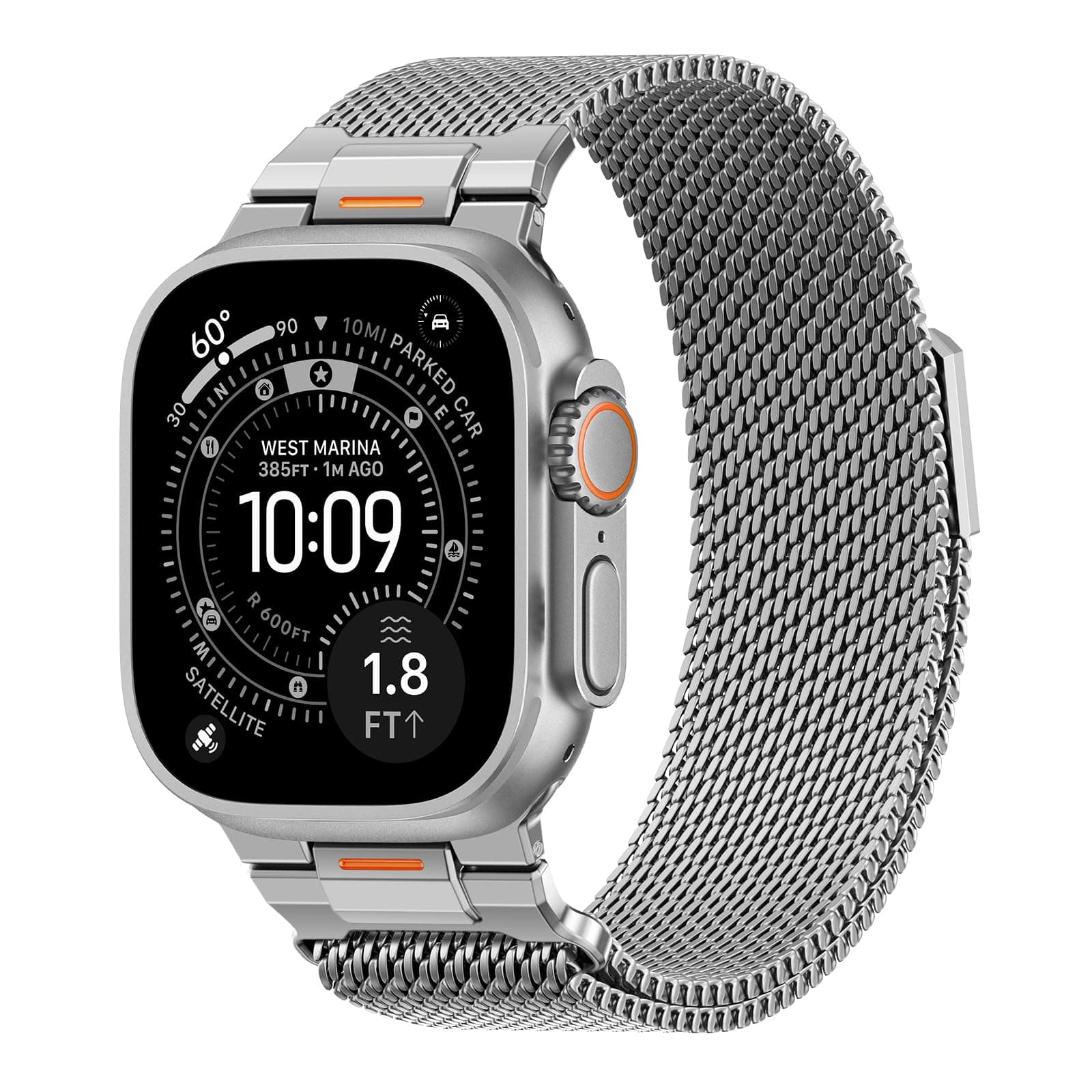 Milanese Loop for Apple Watch Band 42mm 41mm 40mm 38mm iWatch SE 3/SE 2 Men