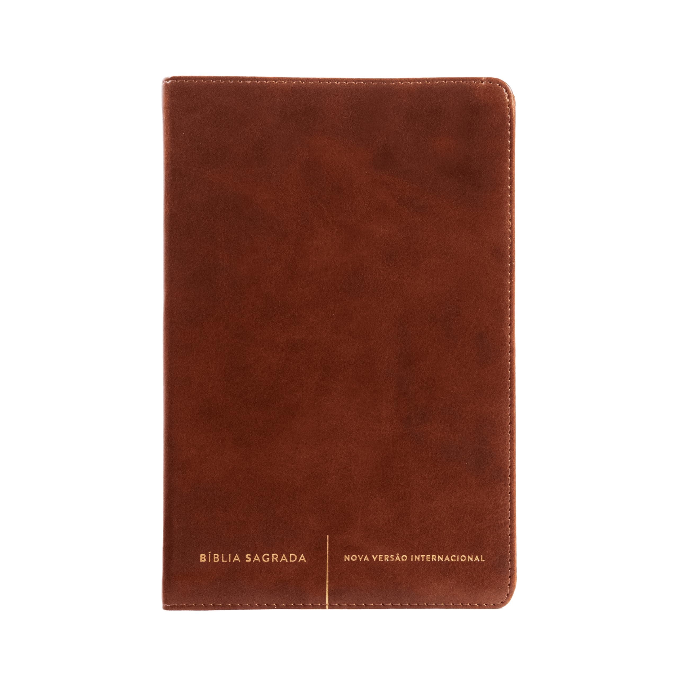BIblia Sagrada Slim NVI. Luxo. Capa Marrom (Em Portugues do Brasil)
