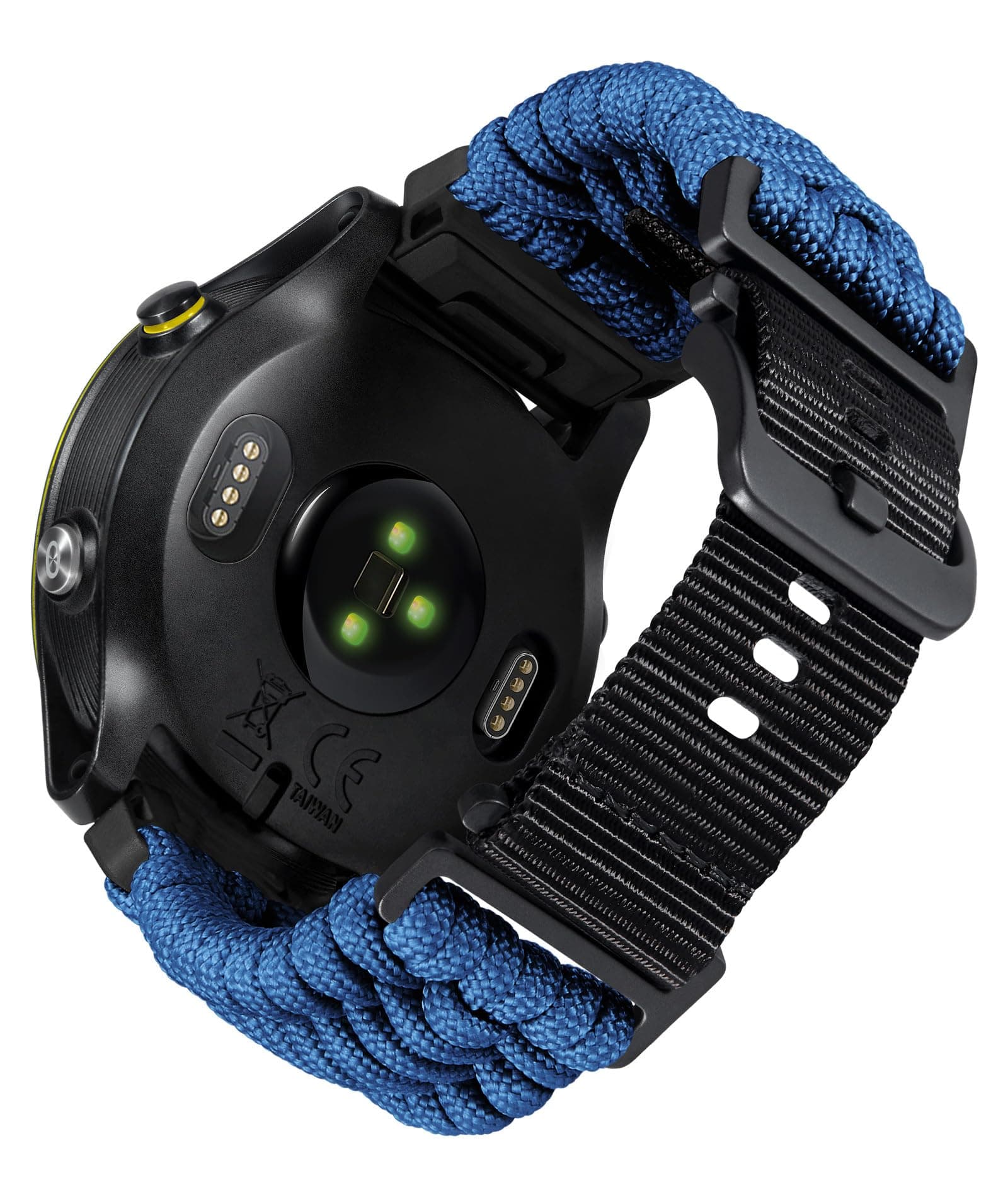 BINLUN Compatible with Garmin Watch Band 20mm 22mm 26mm, Heavy-Duty Braided 550 Paracord Nylon Sport Replacement Strap Design for Quickfit Fenix/Fit for Forerunner/for Instinct/for Quatix/for MARQ