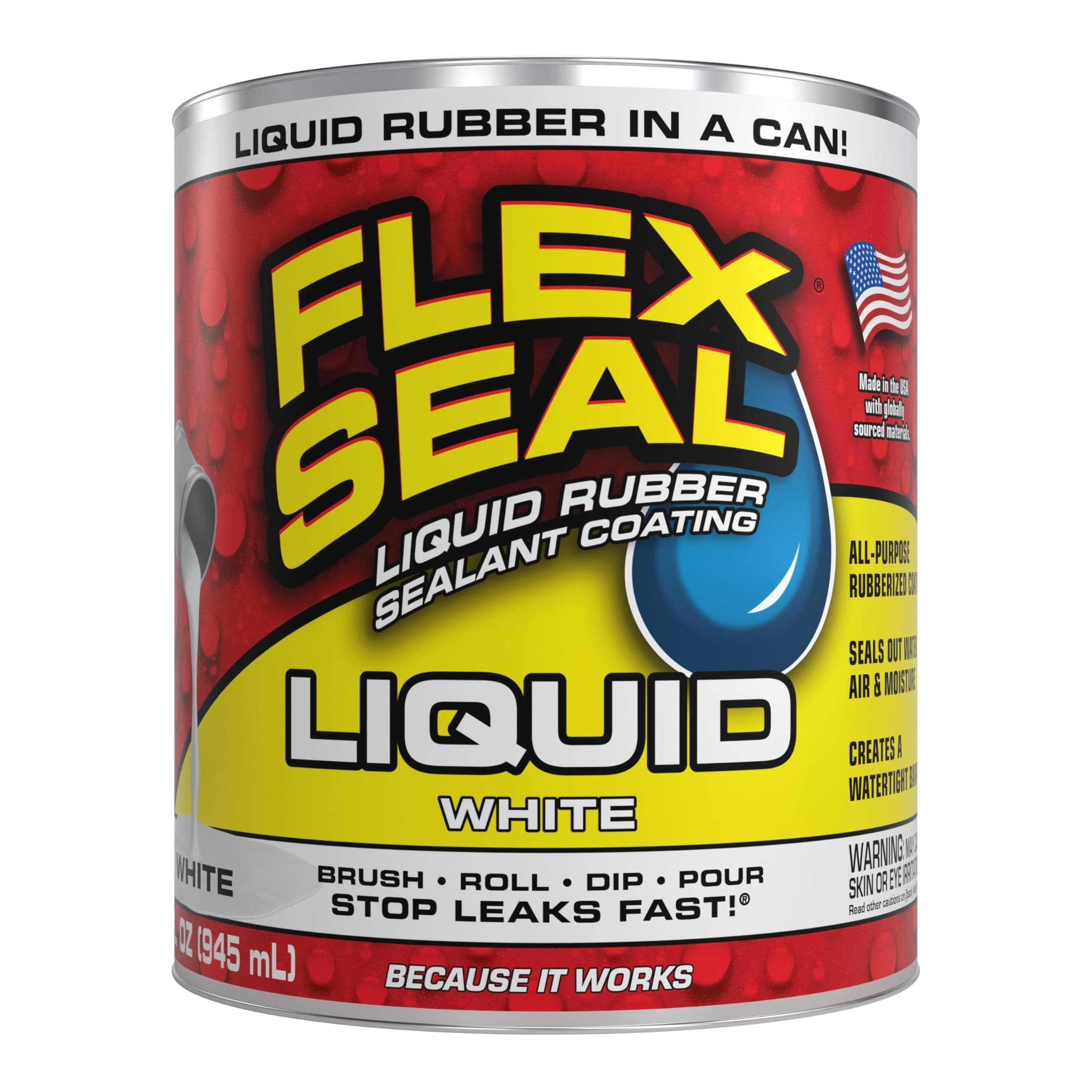 SWIFT RESPONSE LFSWHTR32 32 oz Flex Seal Liquid, White