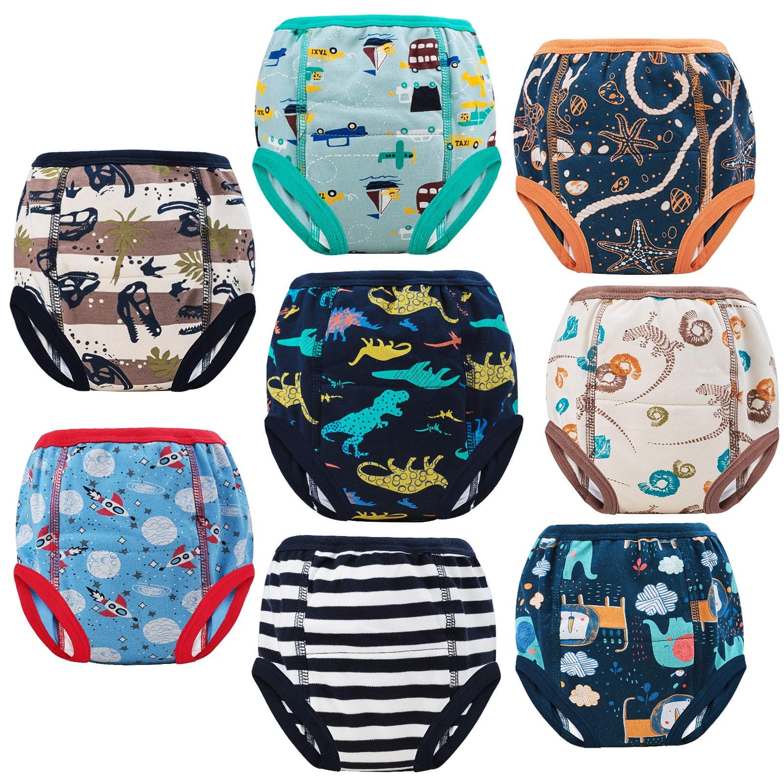 MooMoo Baby Potty Training Pants Cotton Training Underwear for Boy and Girl