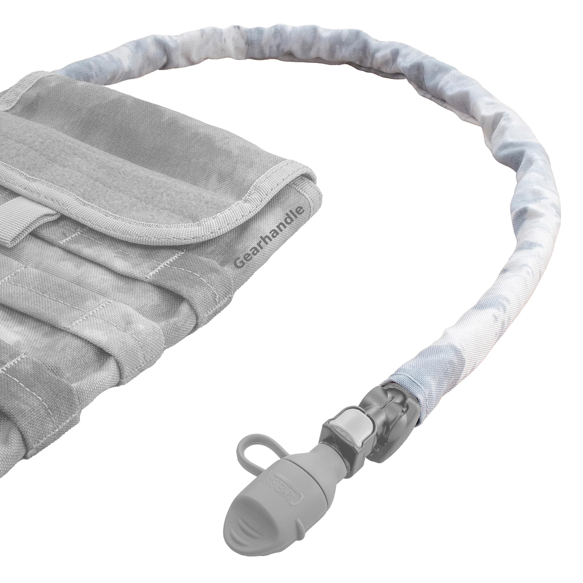 A-TACS Non-Insulated Drink Tube Sleeve. Camo Your Tactical Hydration Backpack Bare or Insulated Water Bladder Drink Tube Hose Covers. (43" Inches, A-TACS at-X)