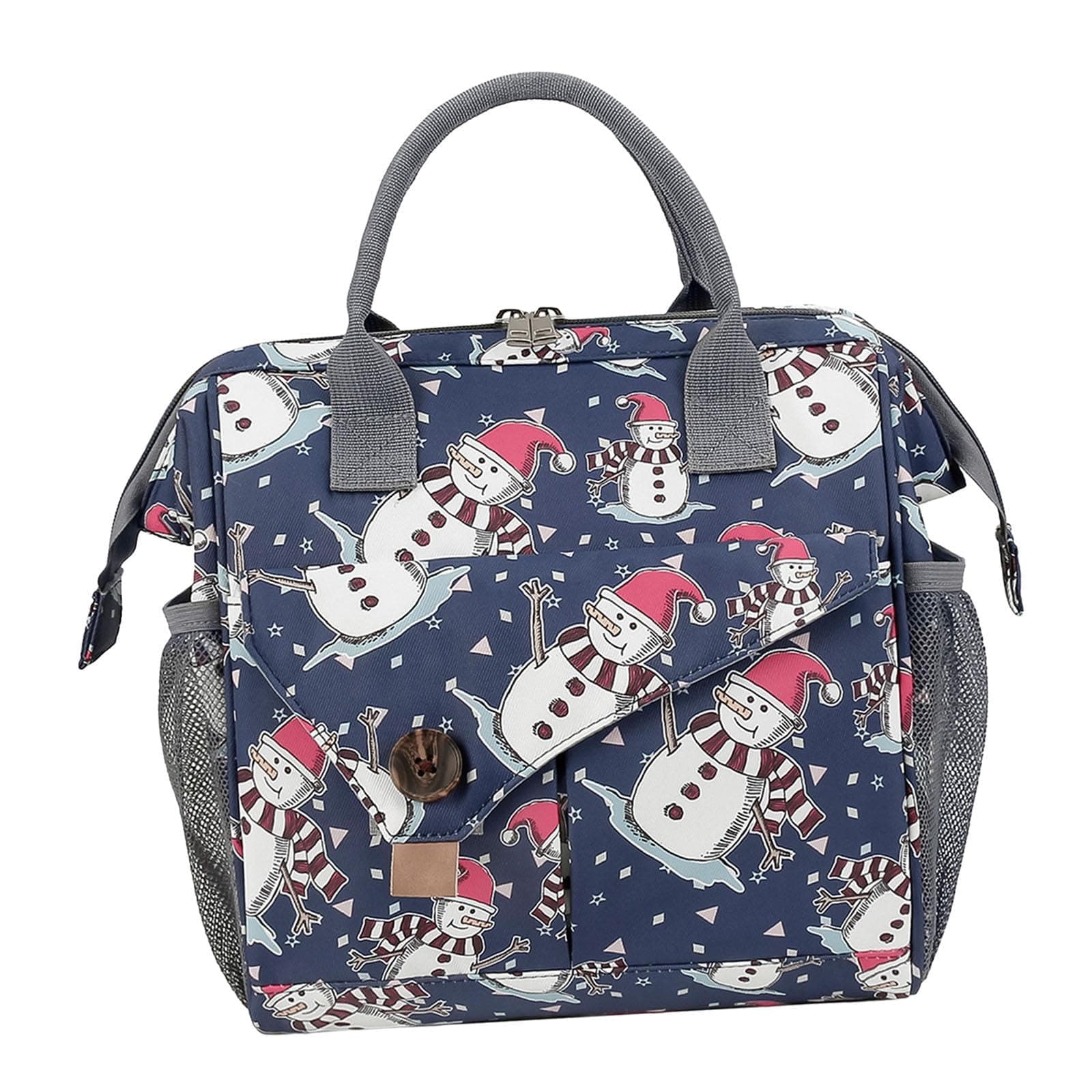 Amagogo Stylish Diaper Tote Bag for Parents on The Go, snowman