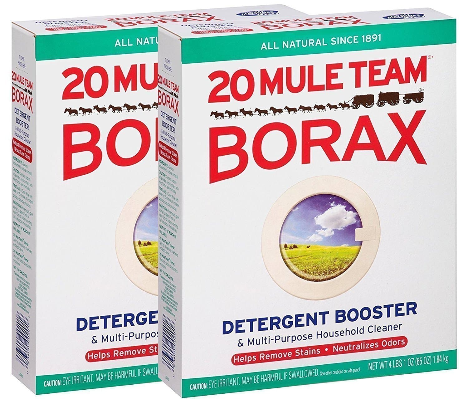 Borax 20 Mule Team Detergent Booster, 65 Oz. (1 Pack)