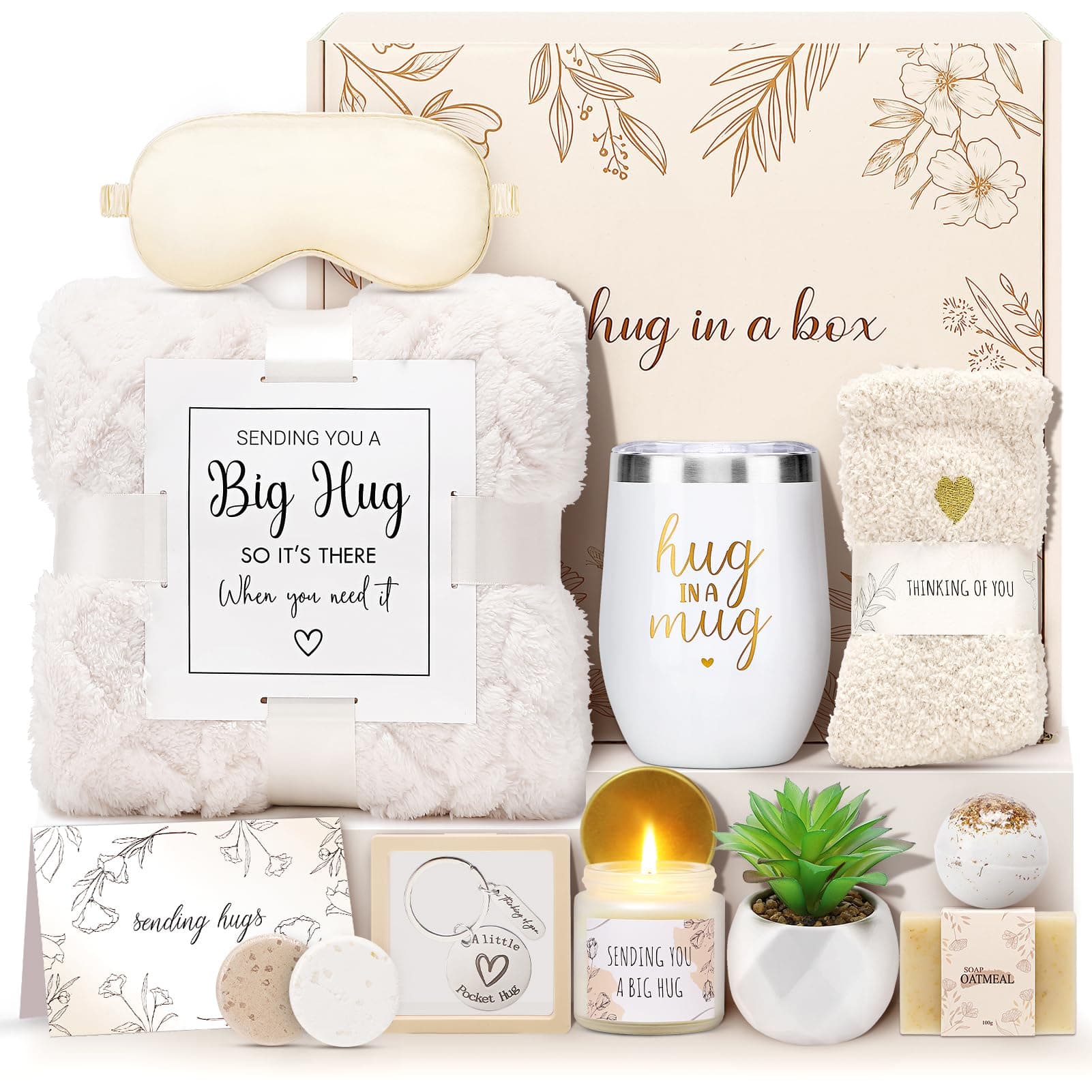 Sympathy Gift Basket for Loss of Loved One Hug in a Box for Women