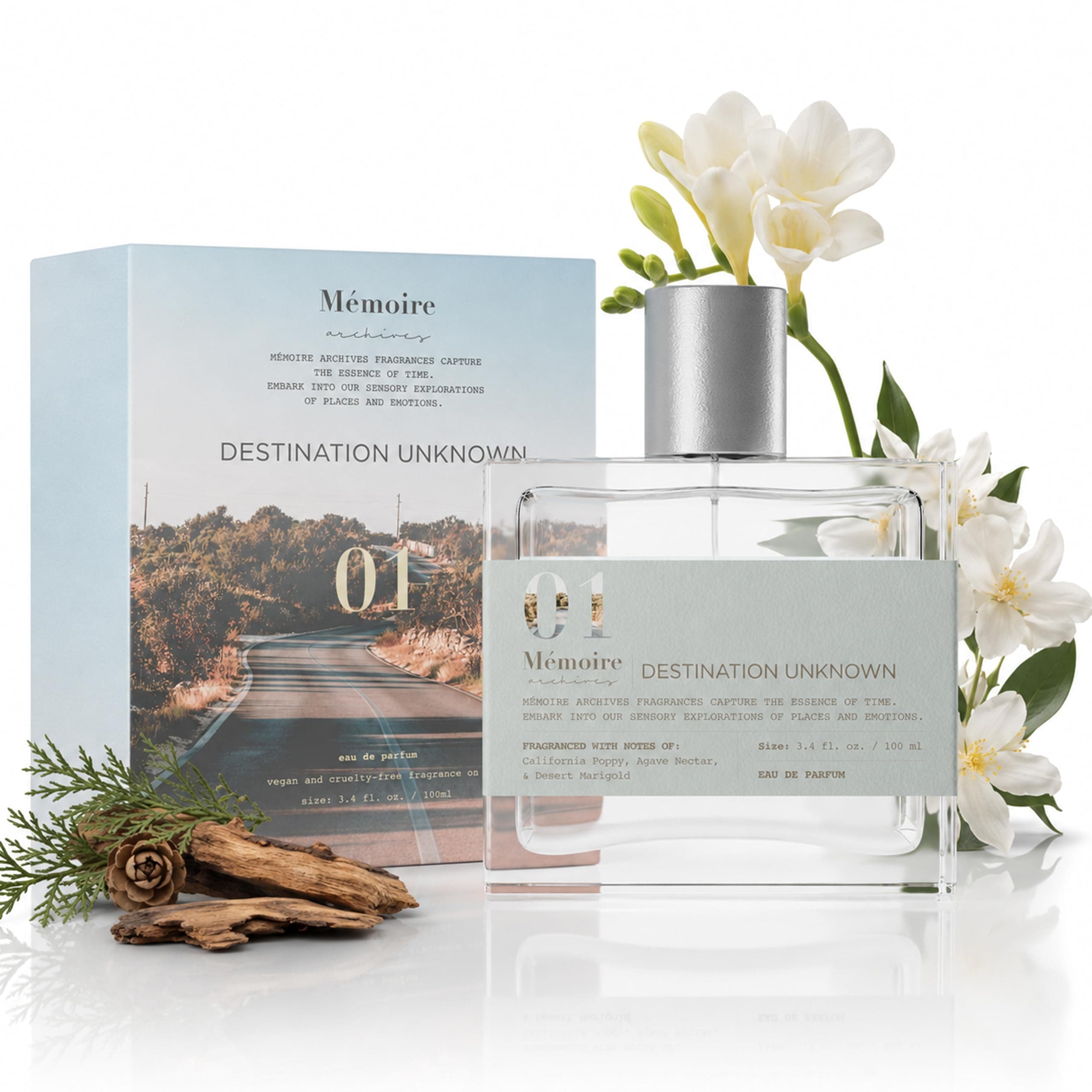 Destination Unknown Eau de Parfum, 3.4 fl. oz., by Memoire Archives