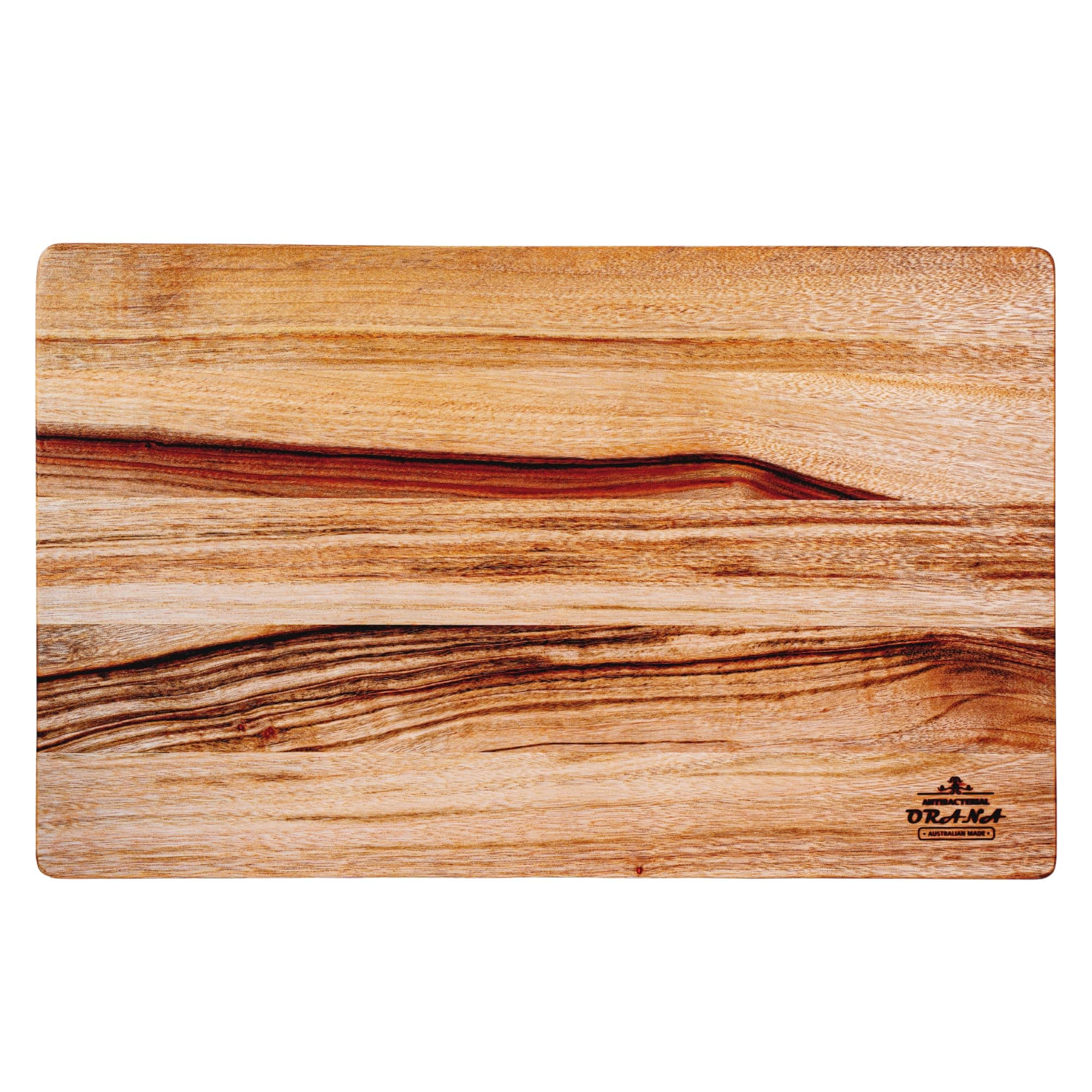 Orana Camphor Laurel Edge Grain Made in Australia Anti-Bacterial Handmade Chopping Cutting Board… (Edge 50x31cm)