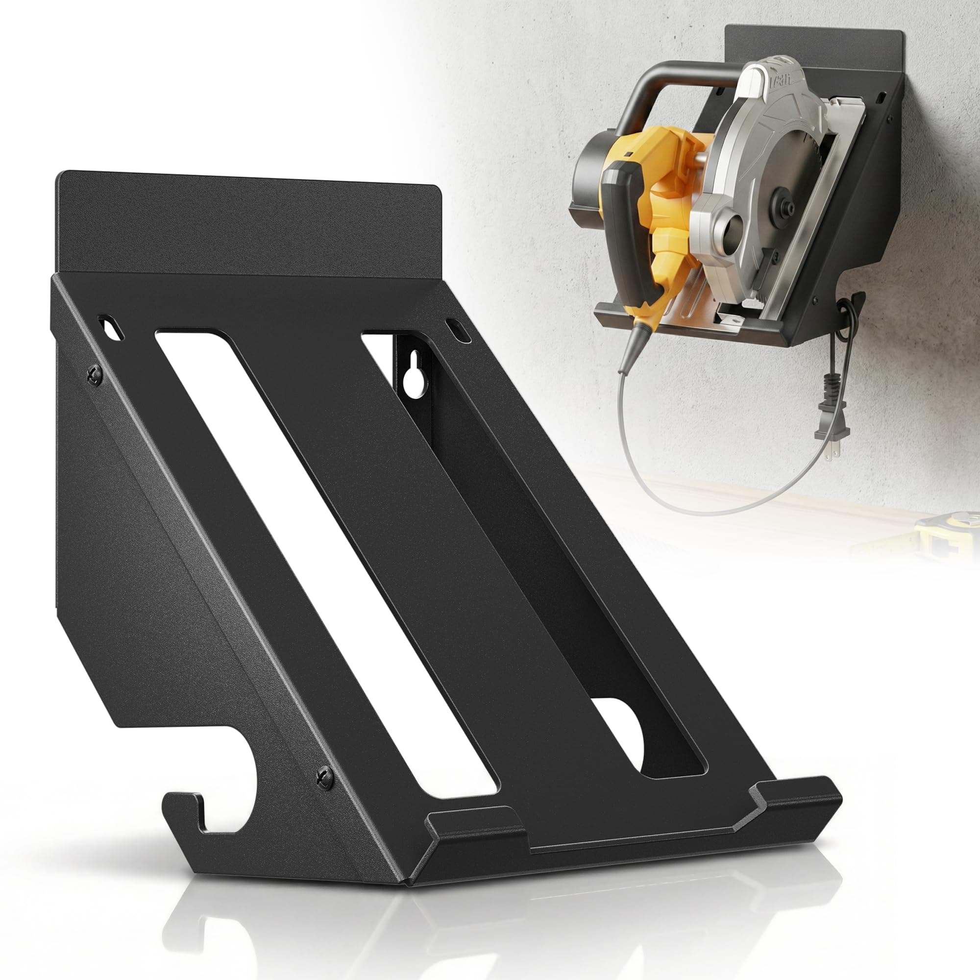 1 Pcs Circular Saw Wall Mount, Circular Saw Holder, Metal Skill Saw Storage