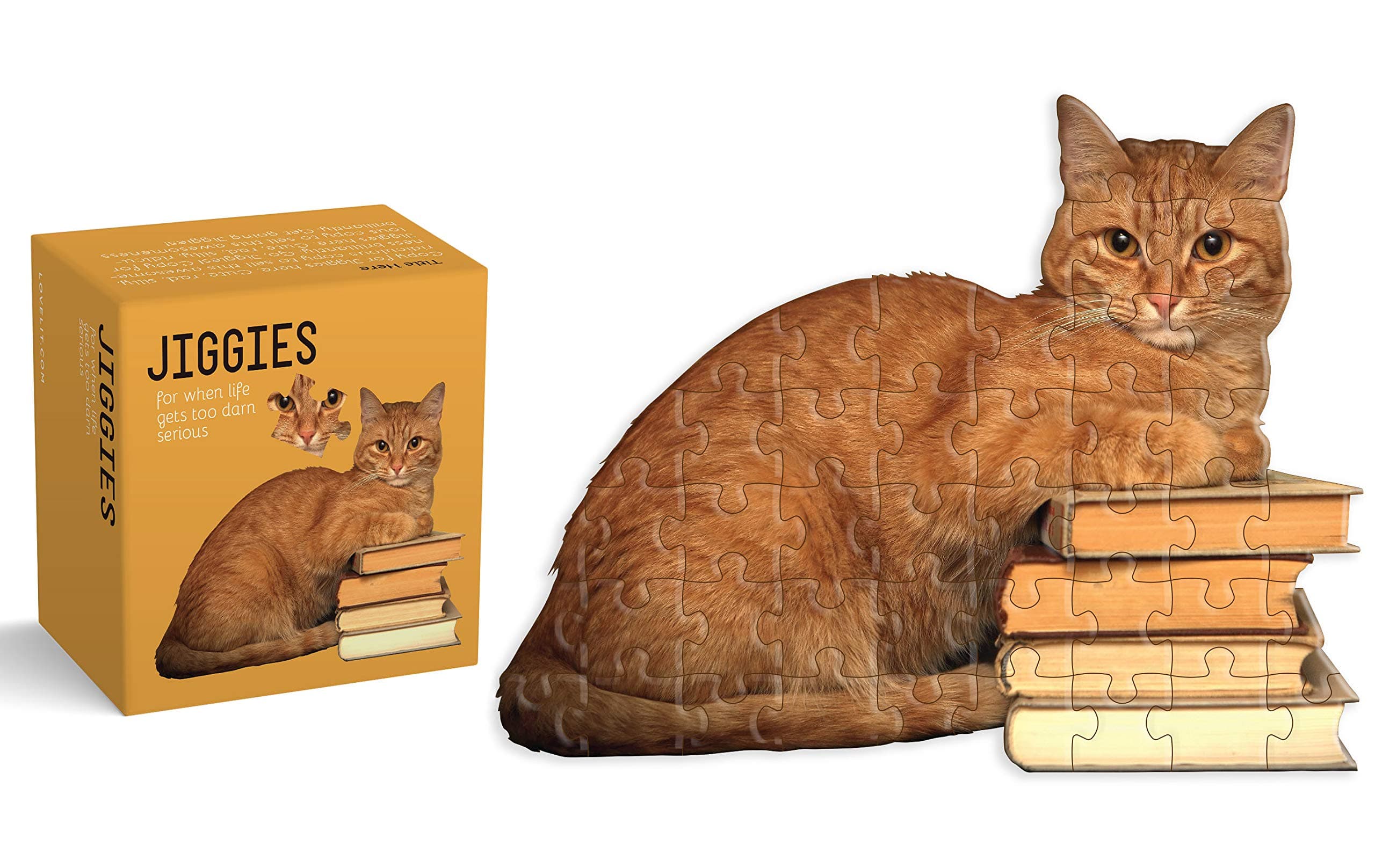 Cat Reader Jiggie: 81-Piece Puzzle