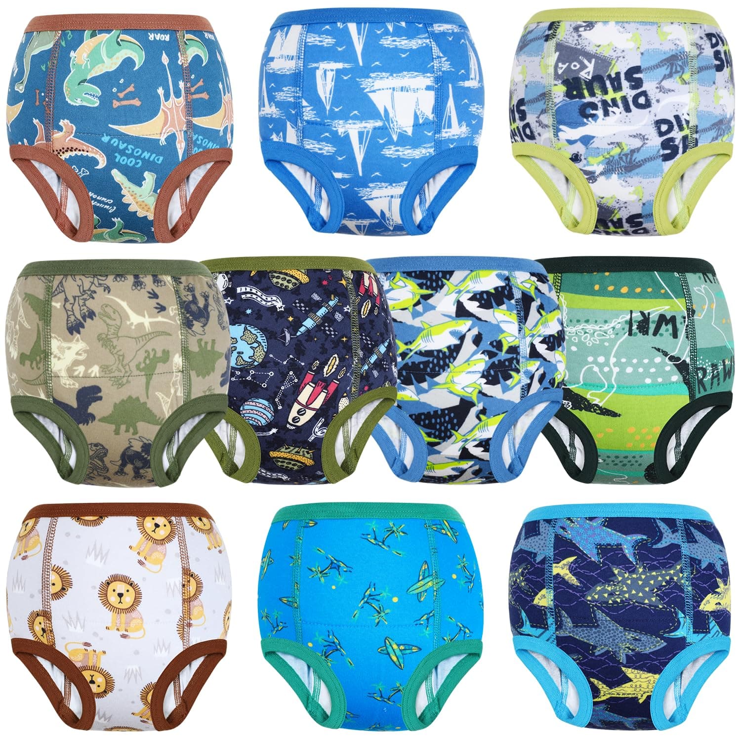 MOEMOE BABY Toddler Potty Training Pants Absorbent Training Underwear 8T
