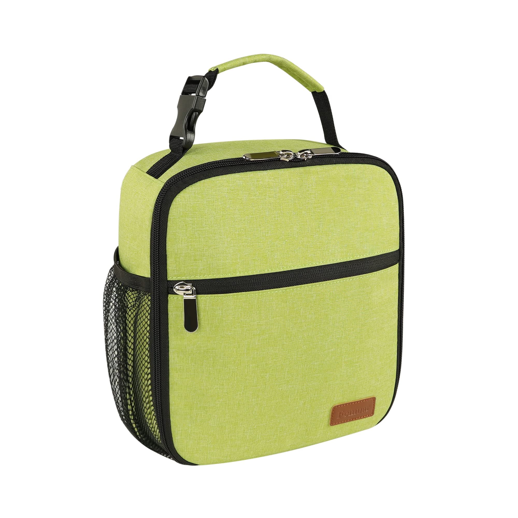 Femuar Lunch Box for Men Women Adults Small Bag Office Work School - Reusable Portable Lunchbox, Green 8.7x4.5x 10.2 in