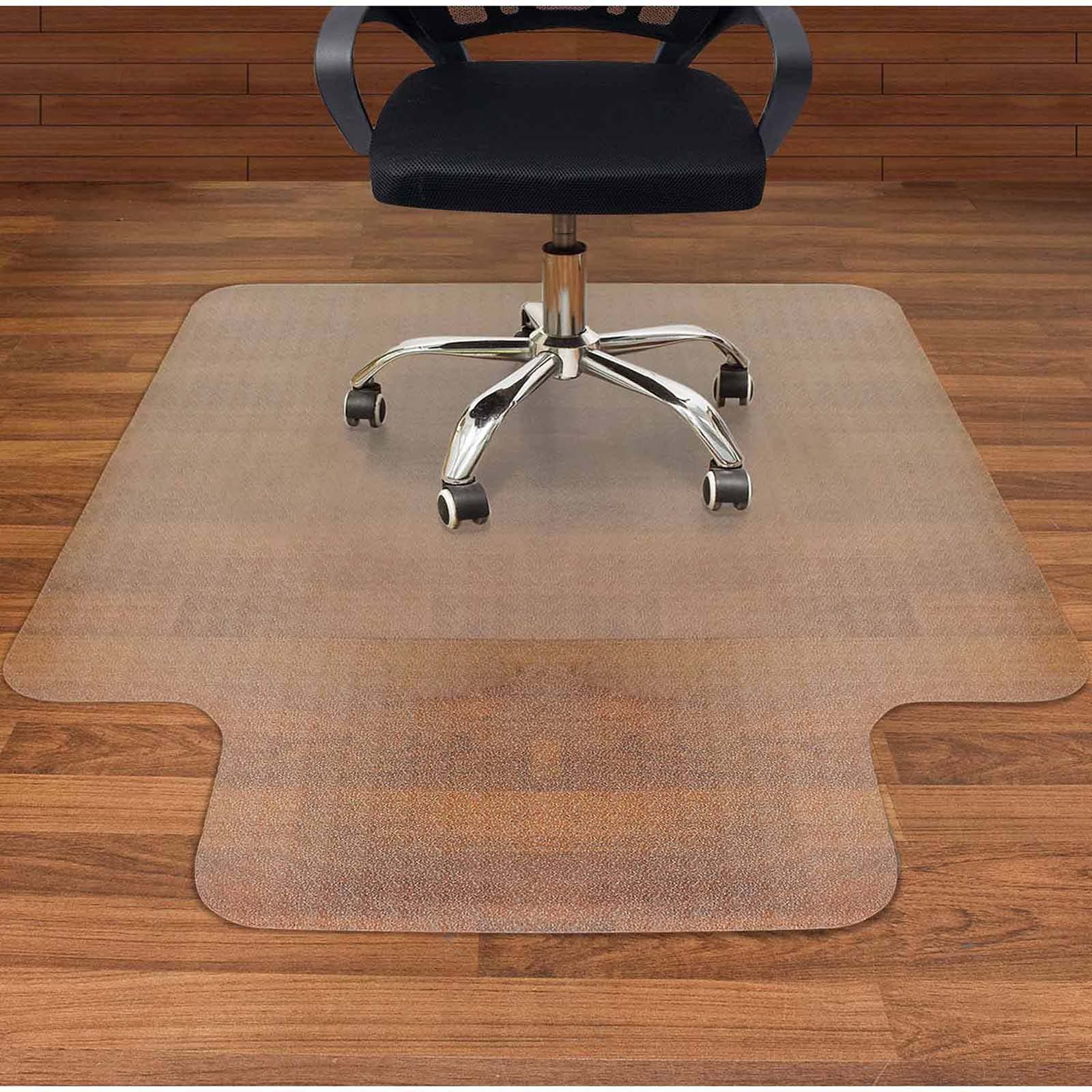 AiBOB Office Chair Mat for Hardwood Floor, 45" x 53" Clear Floor Protector