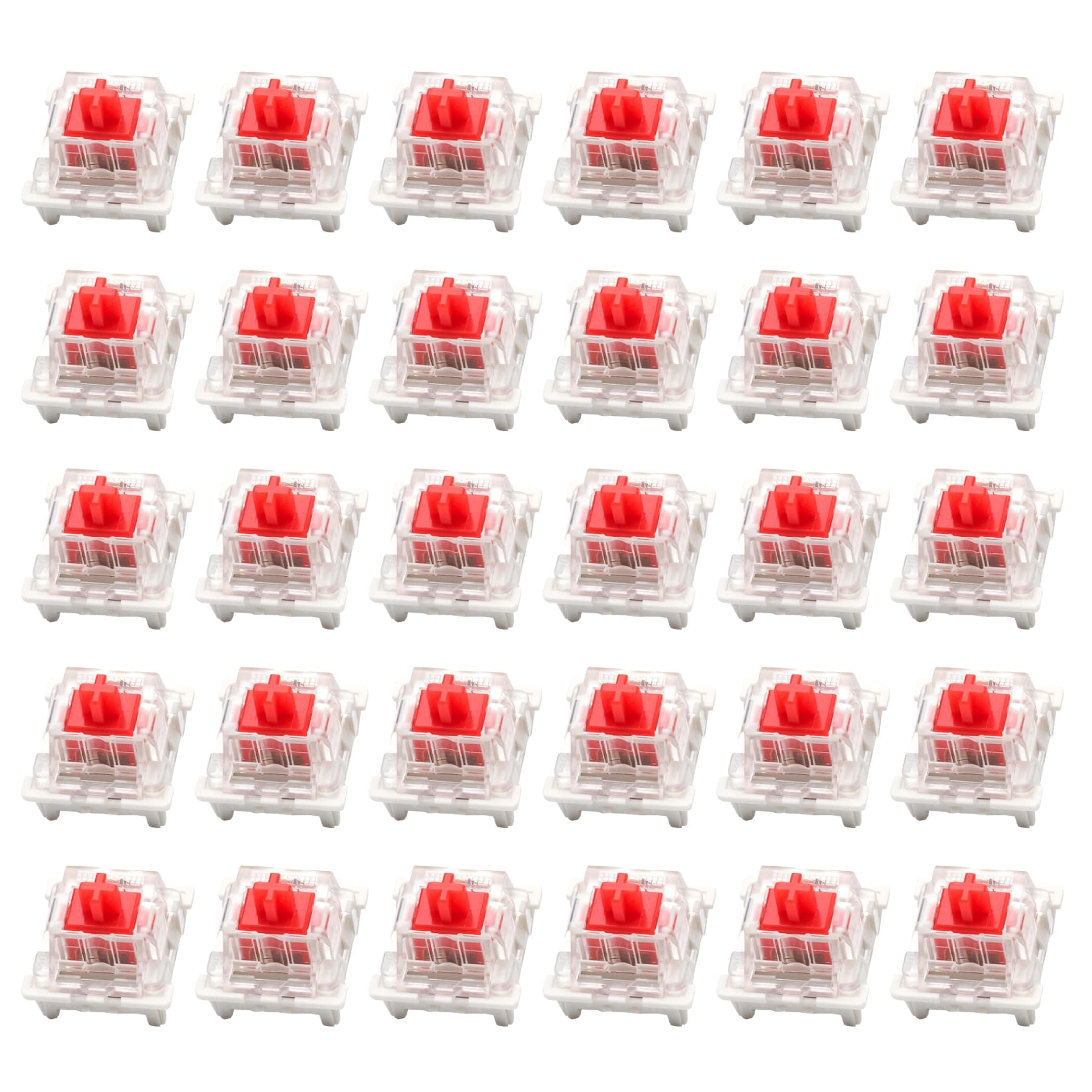 Felimoa Key Switches Gaming Keyboard Switch Replacement Mechanical Keyboard Axis Set of 30 (Red Axis)