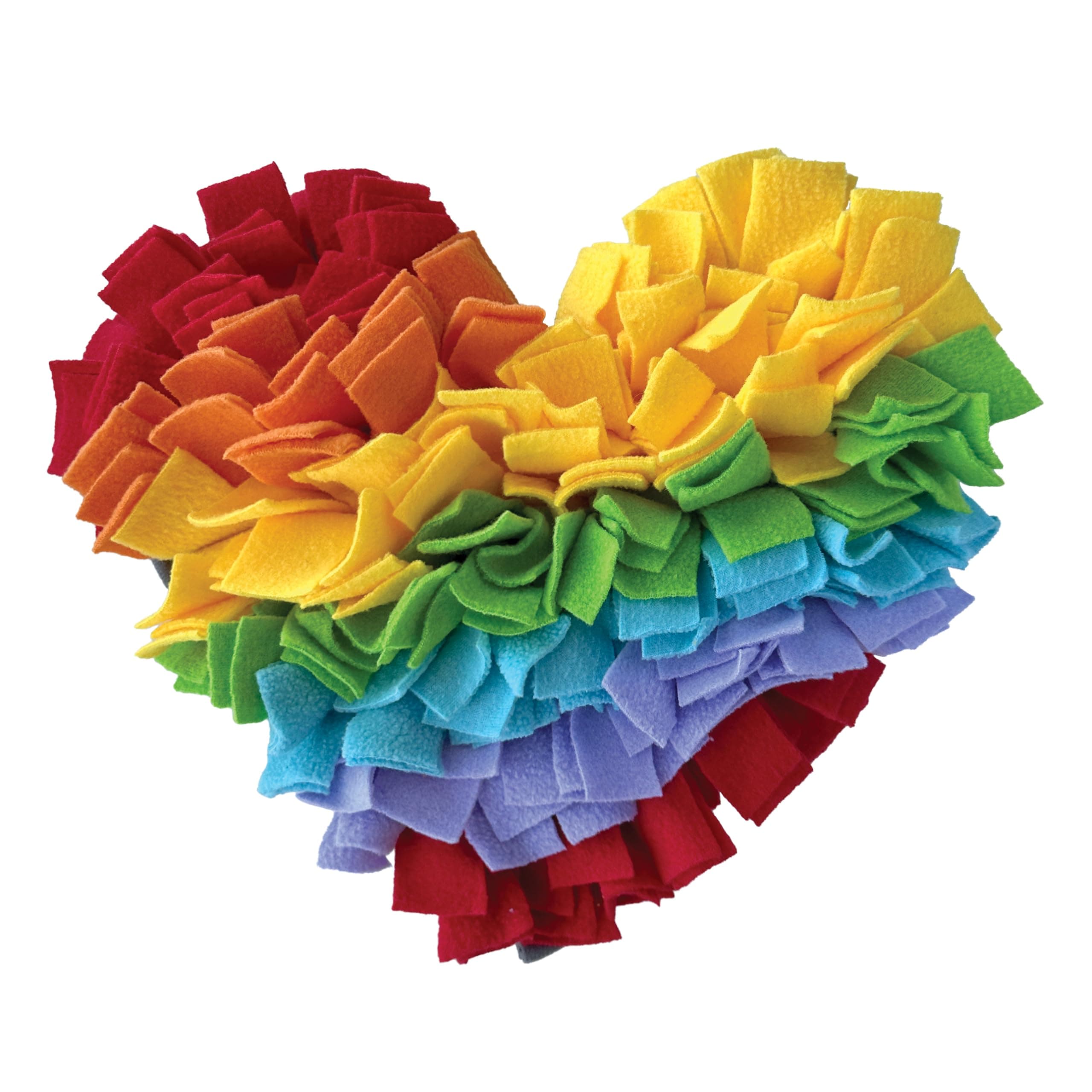 fouFIT One Love Snuffle Mat Nosework Toy for Dogs, Heart