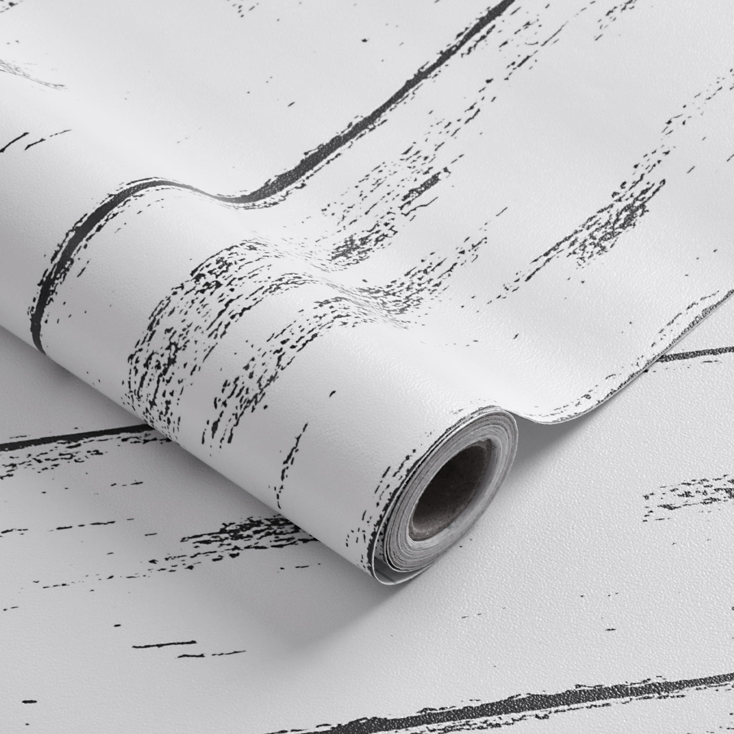Dzhuywer Wood Plank Wallpaper, Black White Shiplap Contact Paper Peel and Stick Wallpaper Self Adhesive Removable Wood Grain Wall Paper for Cabinets Countertops Kitchen Bathroom, 17.7" x 118" Vinyl