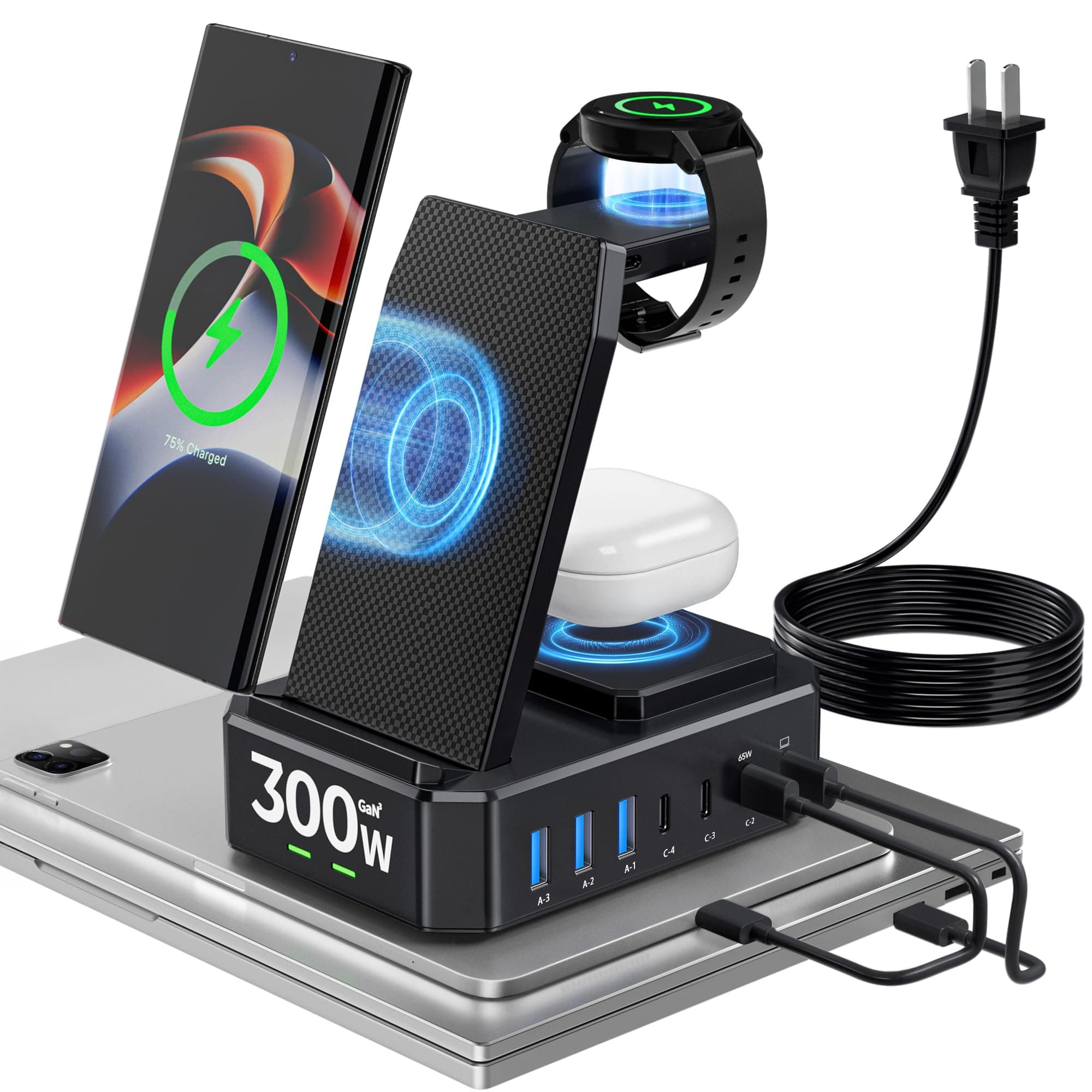 Wireless Charger for Samsung,zutspzss 300W 10 in 1 Wireless