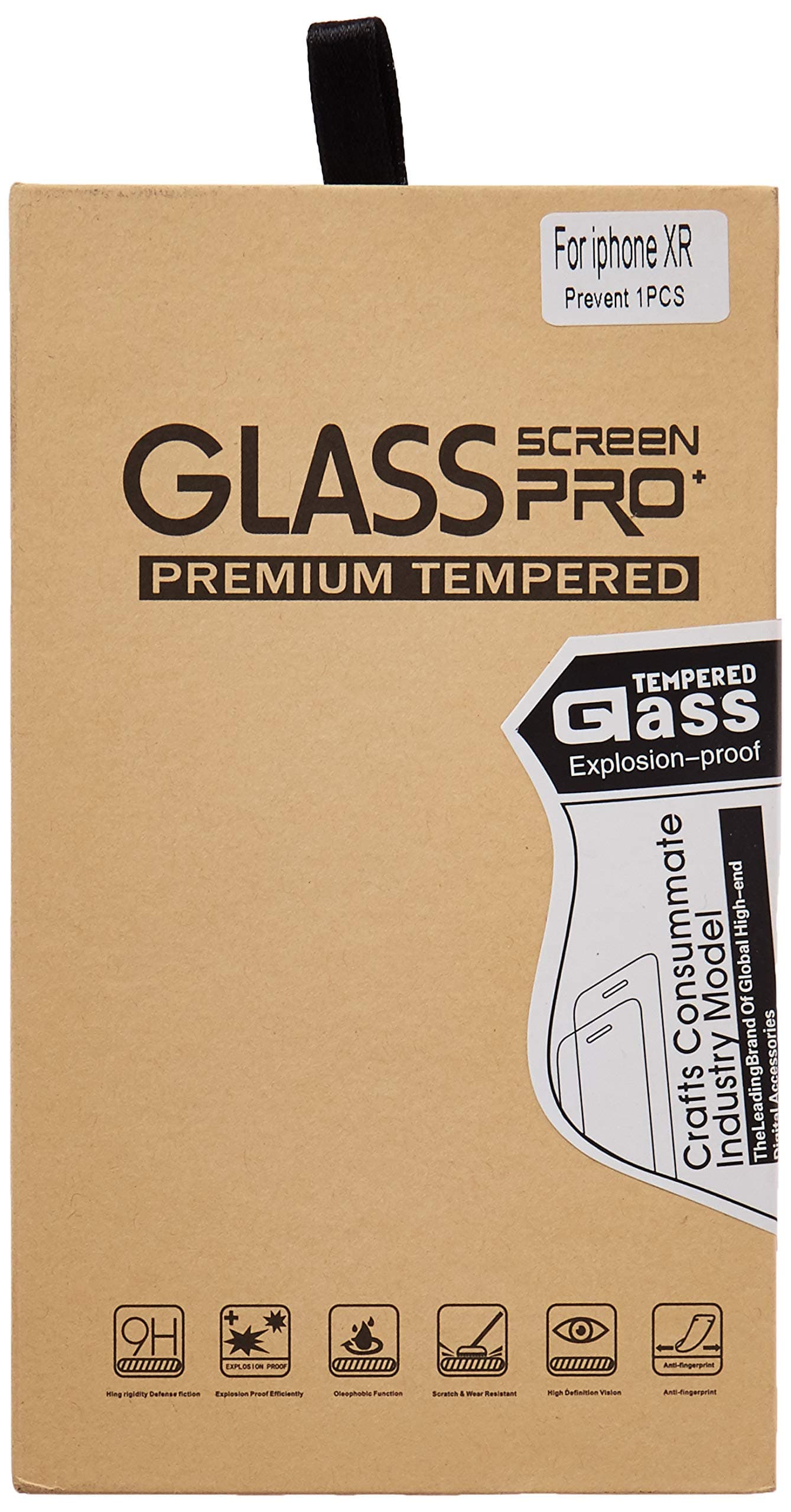 Privacy Screen Protector for iPhone XR, [1-Pack] Full Coverage Anti-Spy Anti-Scratch Tempered Glass Film Shield f or Apple iPhone XR 6.1 inches