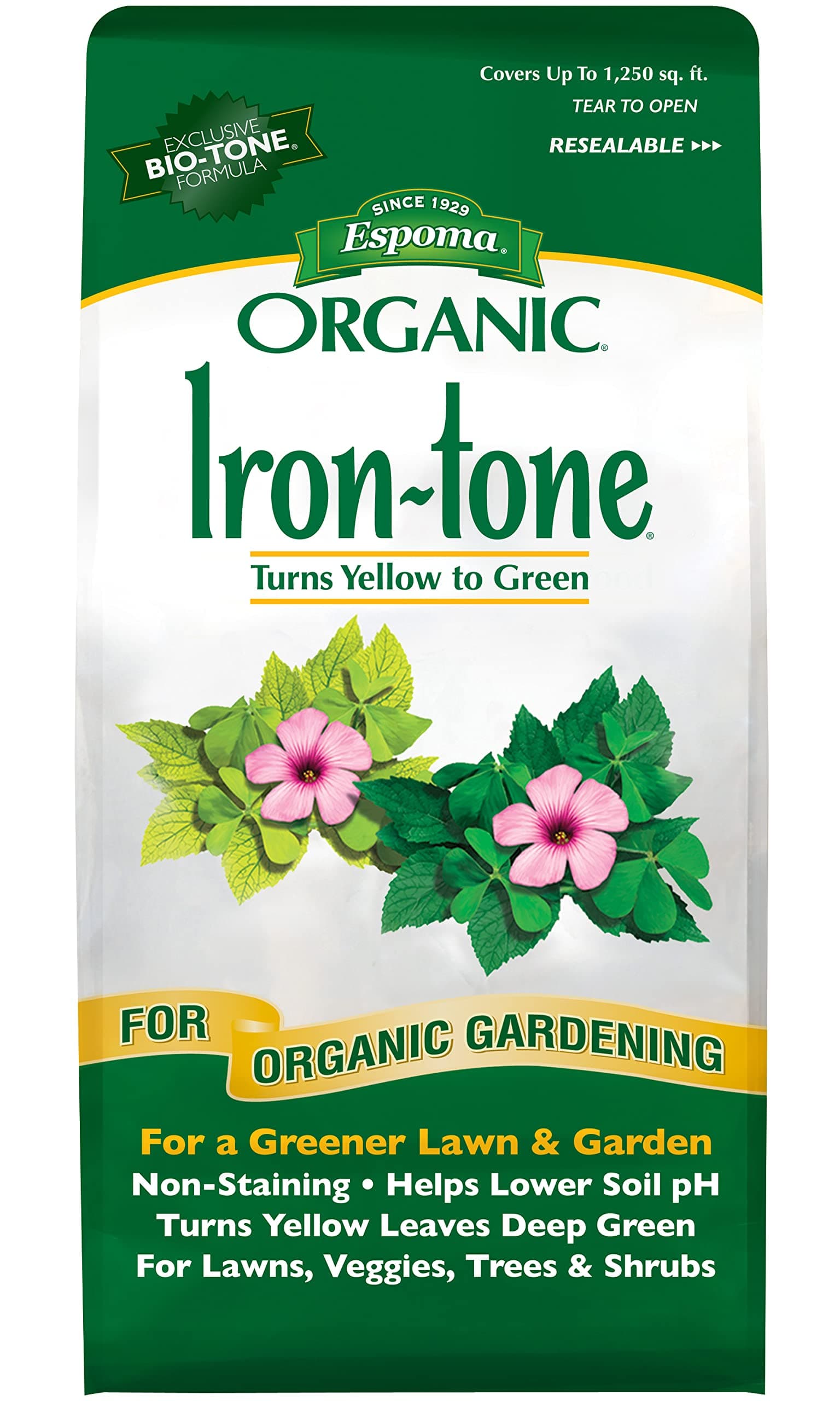 Espoma IT5 Iron Tone Bag, 5-Pound