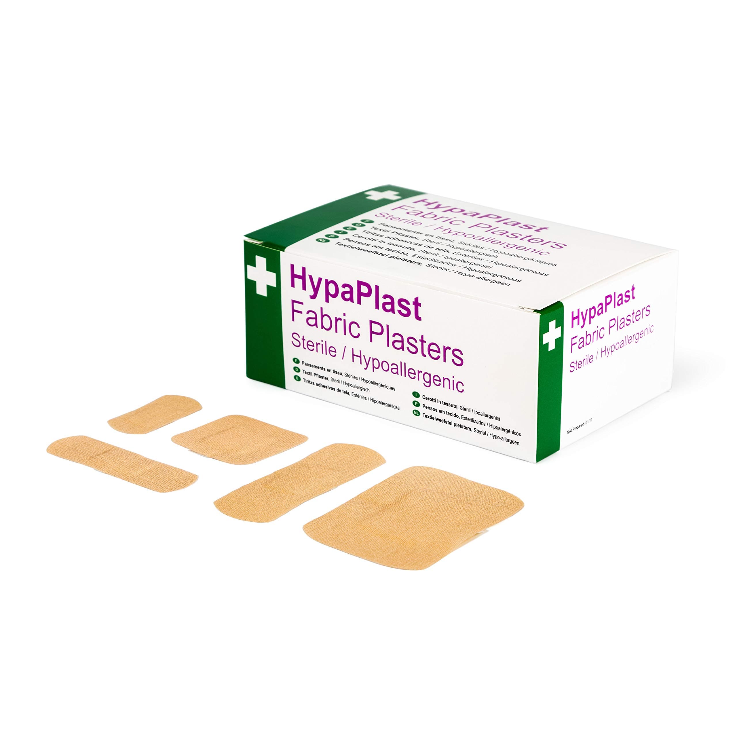 Safety First Aid Fabric Plasters Assortment (100 Plasters) - 4.02 cm x 2.52 - 9E+1 grams - 100 Count