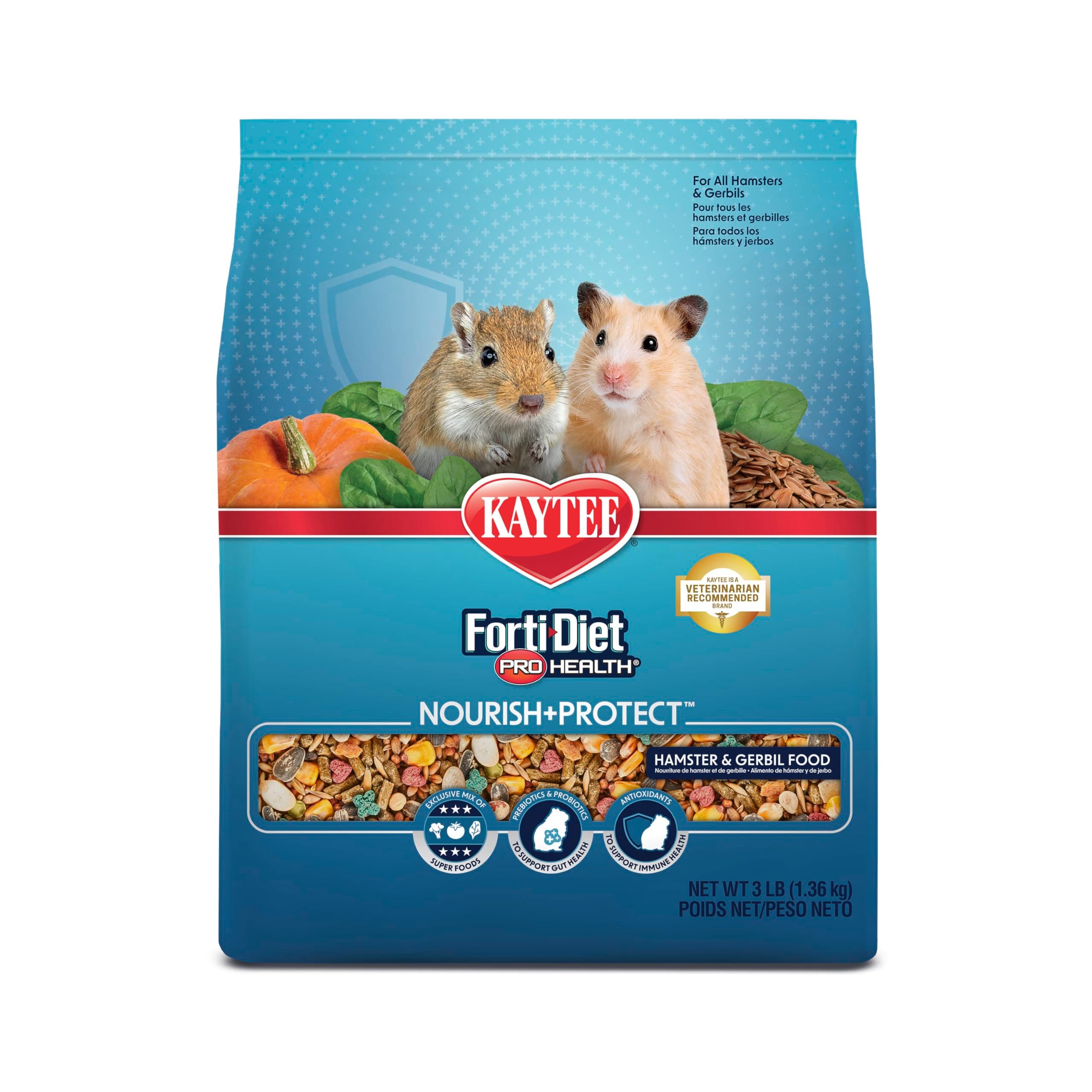 Kaytee Forti Diet Pro Health - Comida para hámster, 3 Libras