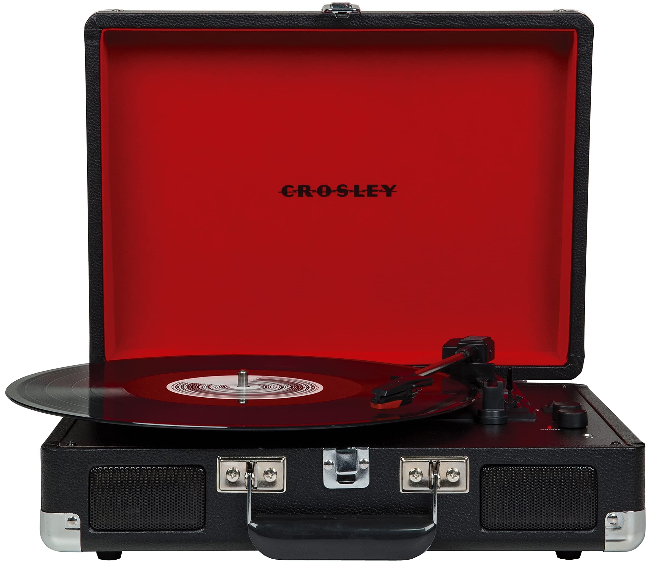 Crosley Cruiser Plus Suitcase Vinyl Record Player, 3-Speed Turntable