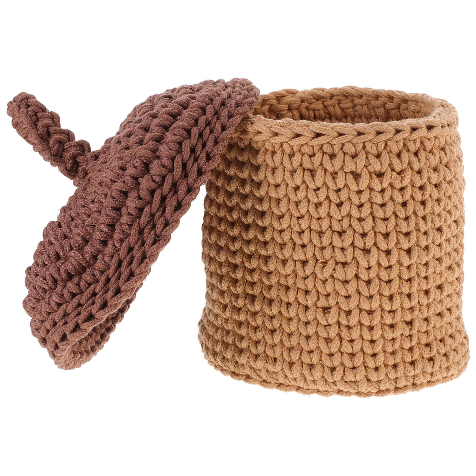 Cute Desktop Organizer Baskets Wicker Storage Baskets in Woven Design for Home