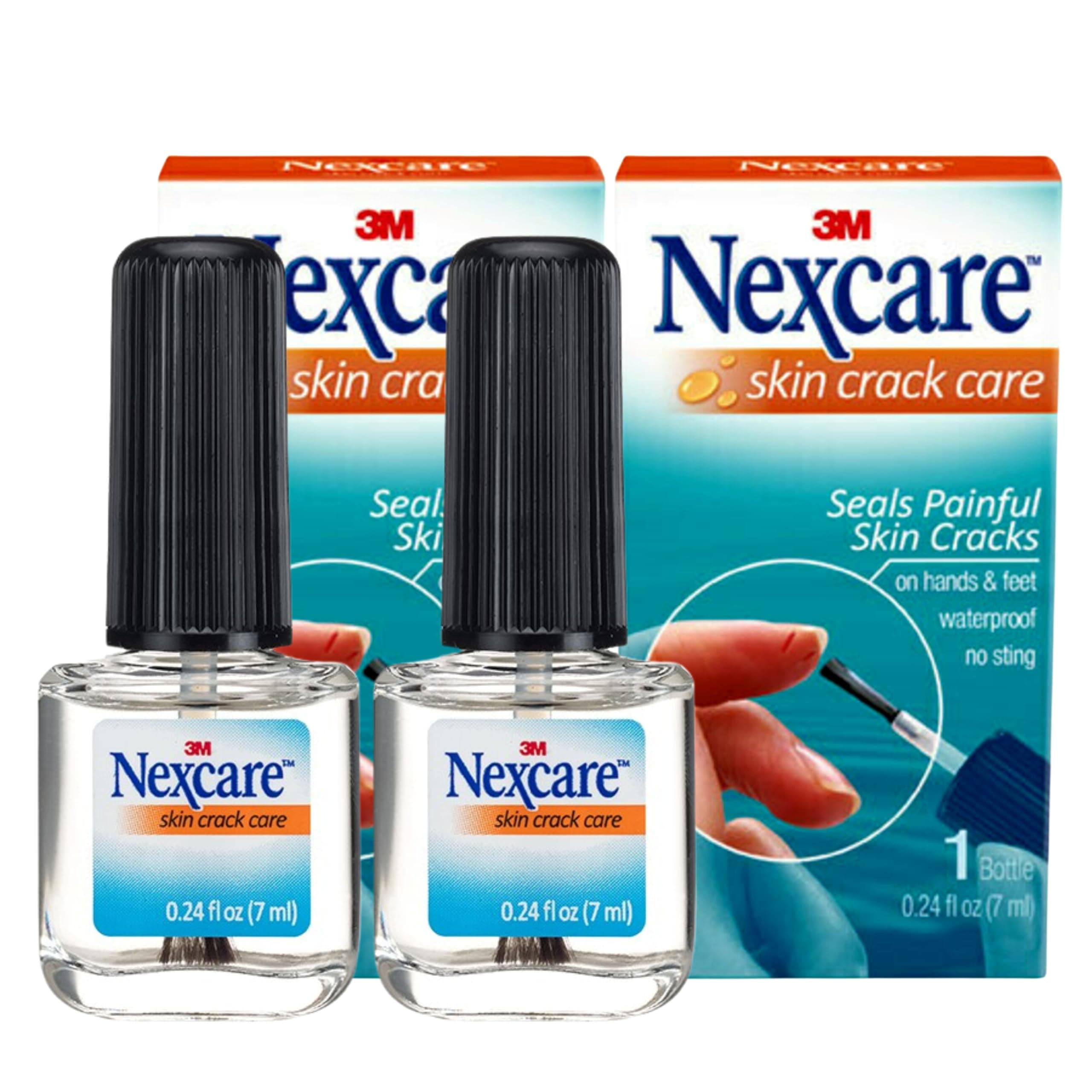 Nexcare Skin Crack Care Liquid 0.24 oz (2 Pack)