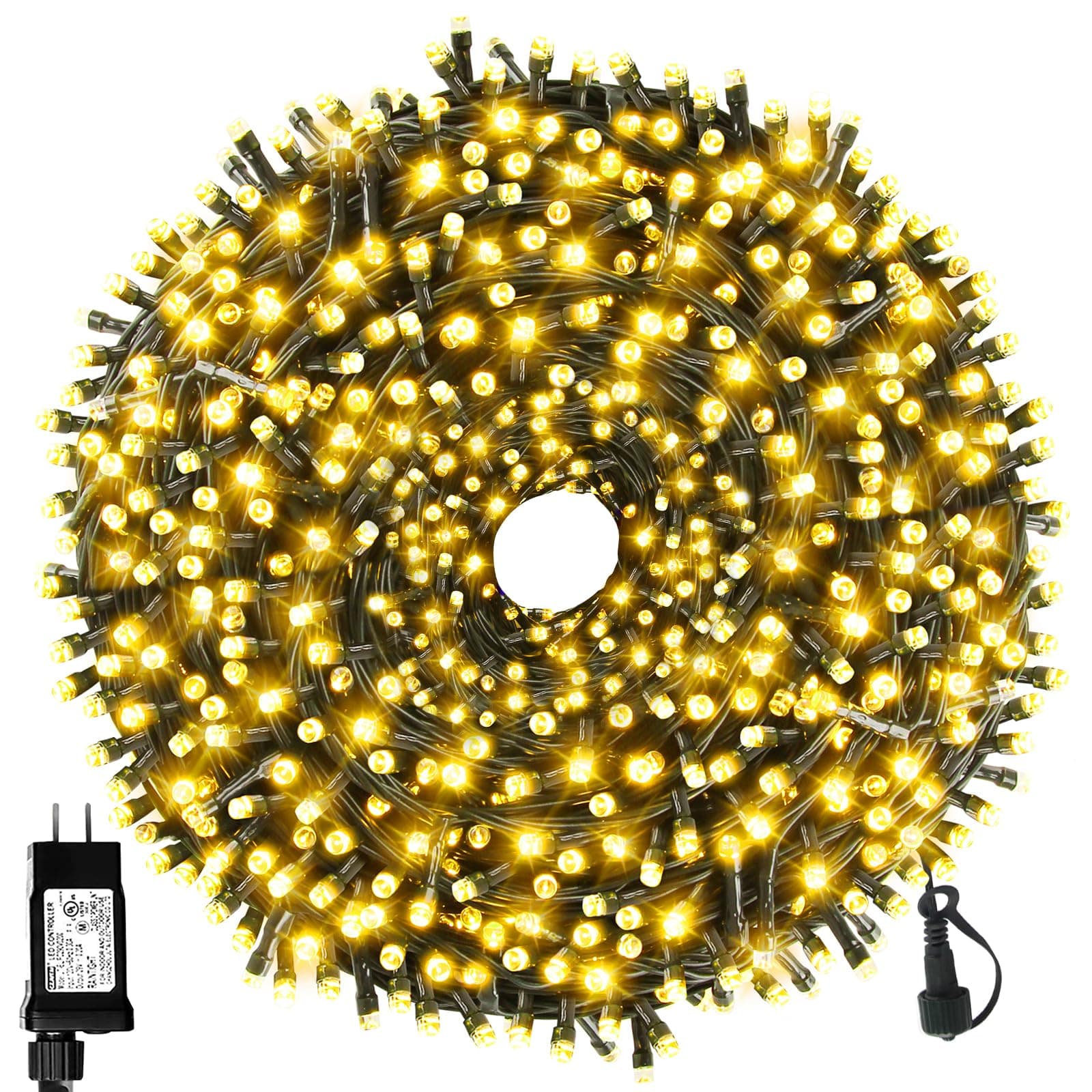 MZD8391 170FT 500 LED Christmas Lights Outdoor Indoor, Christmas Tree Light