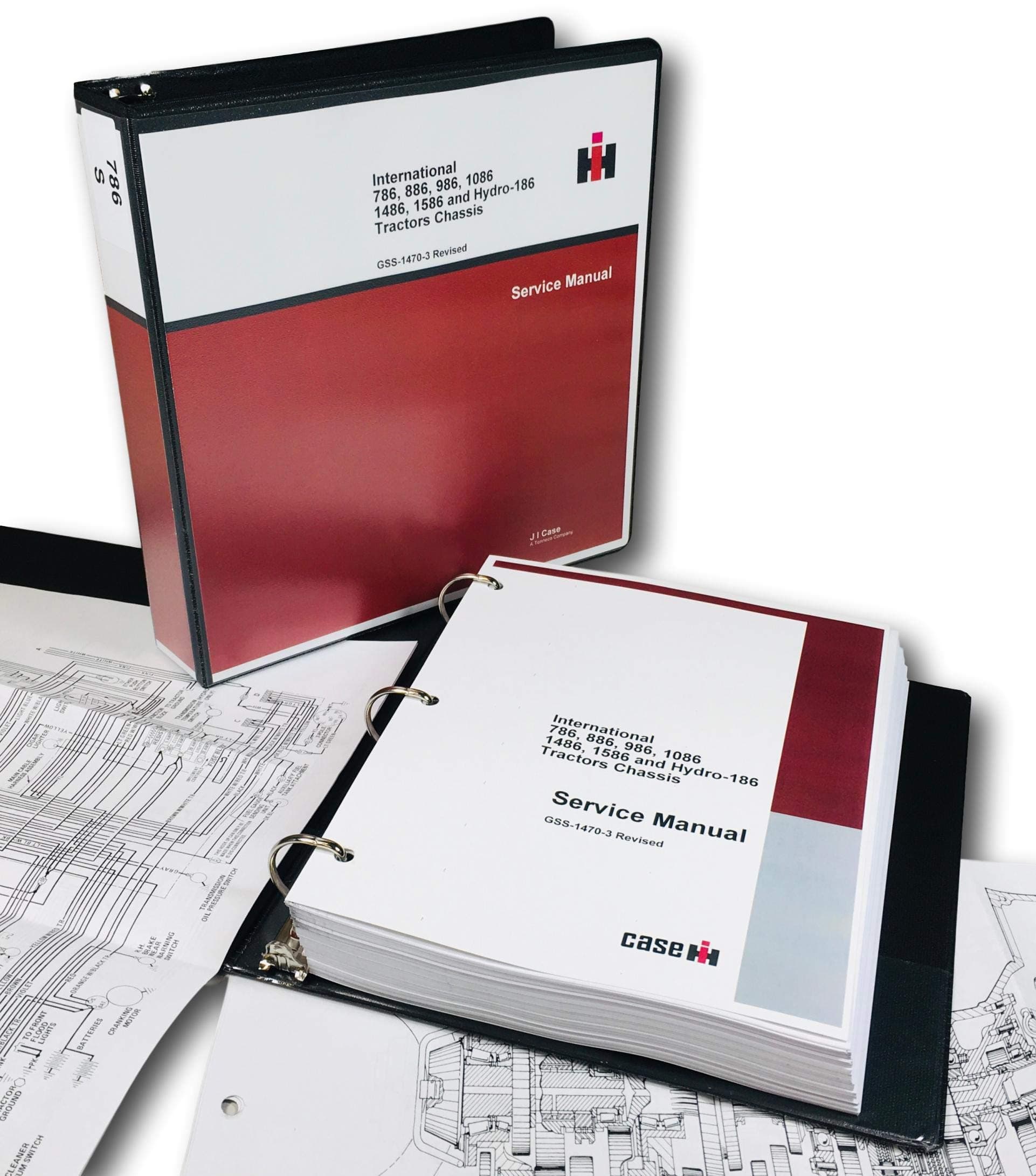 International 786 886 986 1086 1486 1586 Hydro 186 Tractor Service Shop Manual