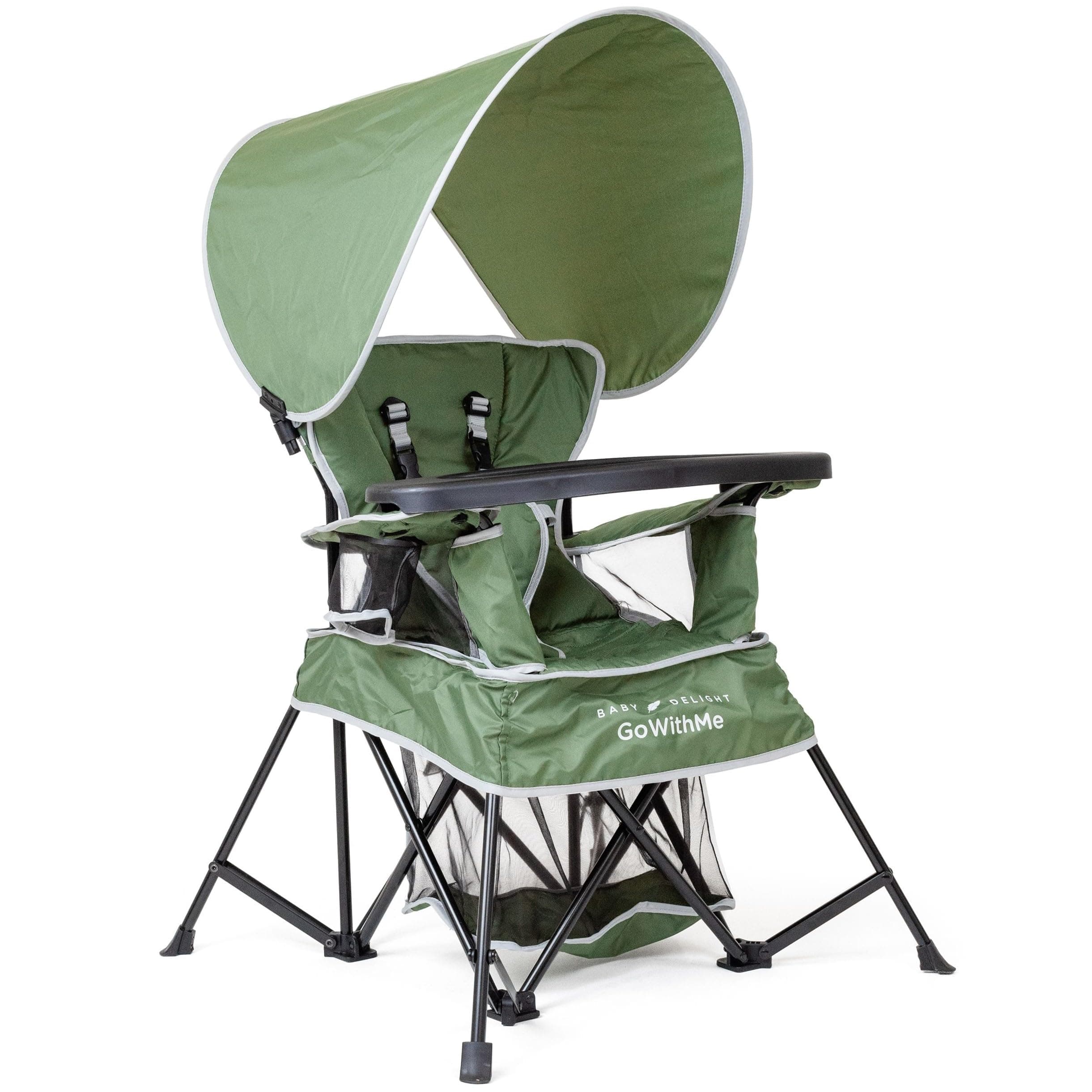 Baby Delight Go with Me Venture Deluxe Portable Chair | Moss Bud, Polyester, Green, 1 Count (Pack of 1)
