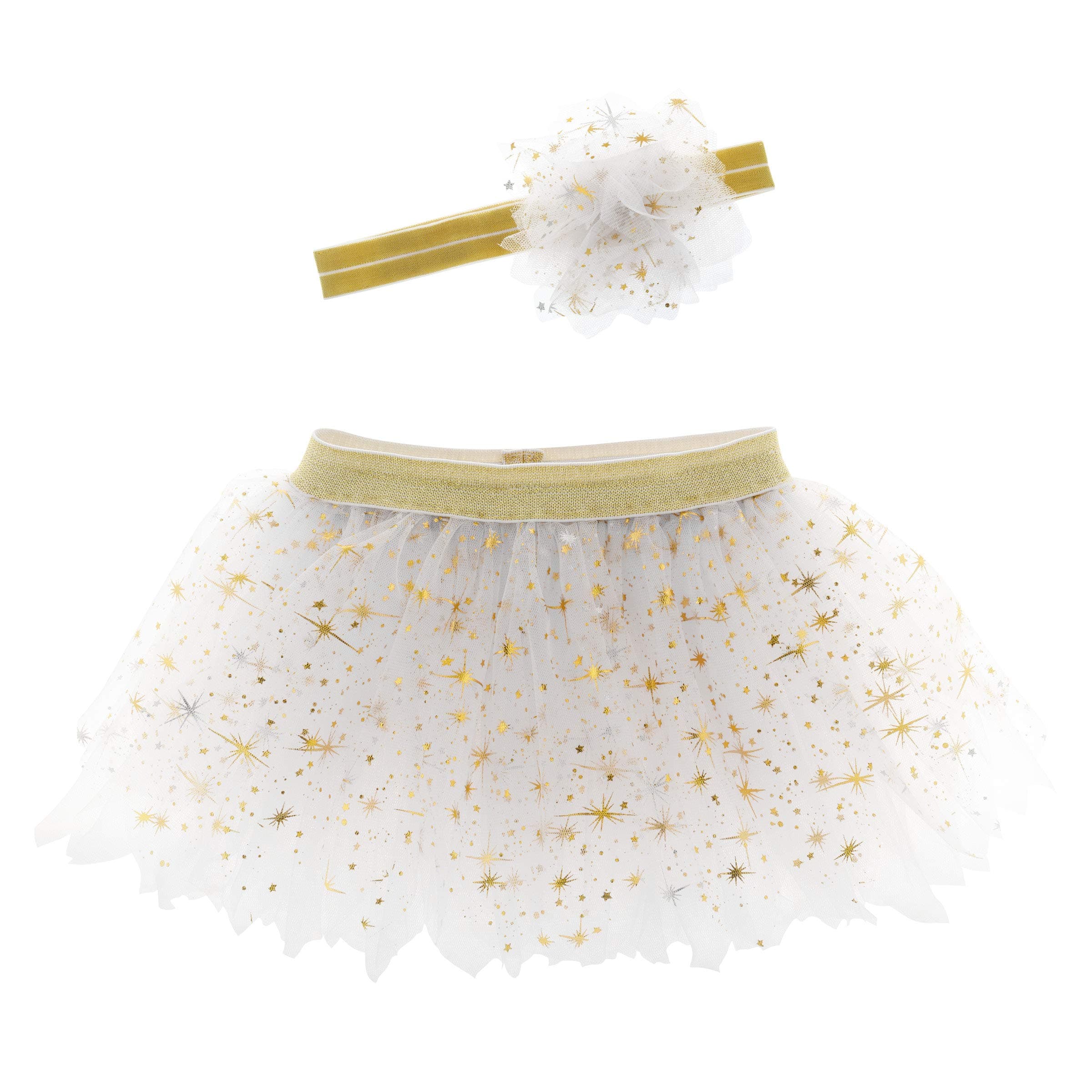 Stephen Joseph Girls' Tutu and Head Band Set, Unicorn, 2T-3T
