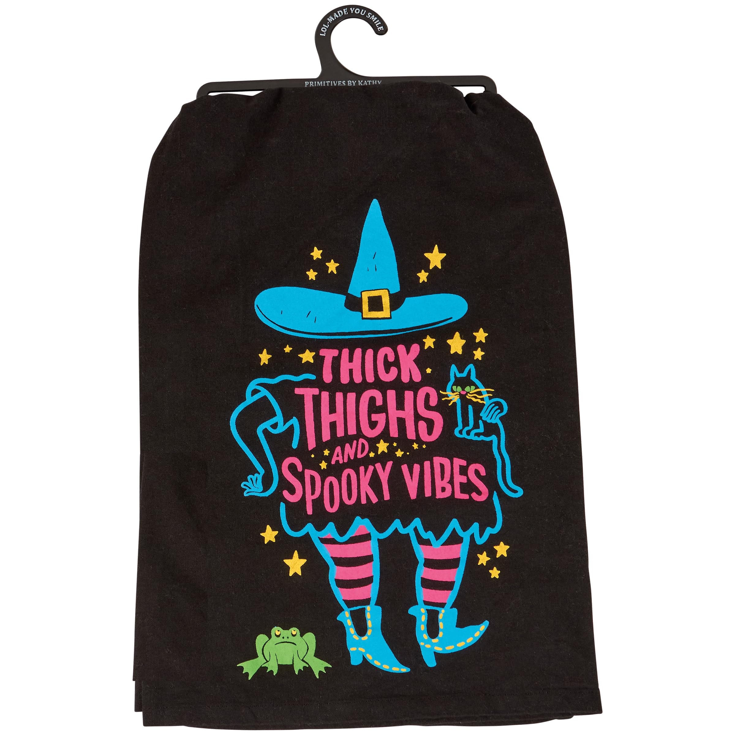 Primitives by Kathy Kitchen Towel - Thick Thighs and Spooky Vibes