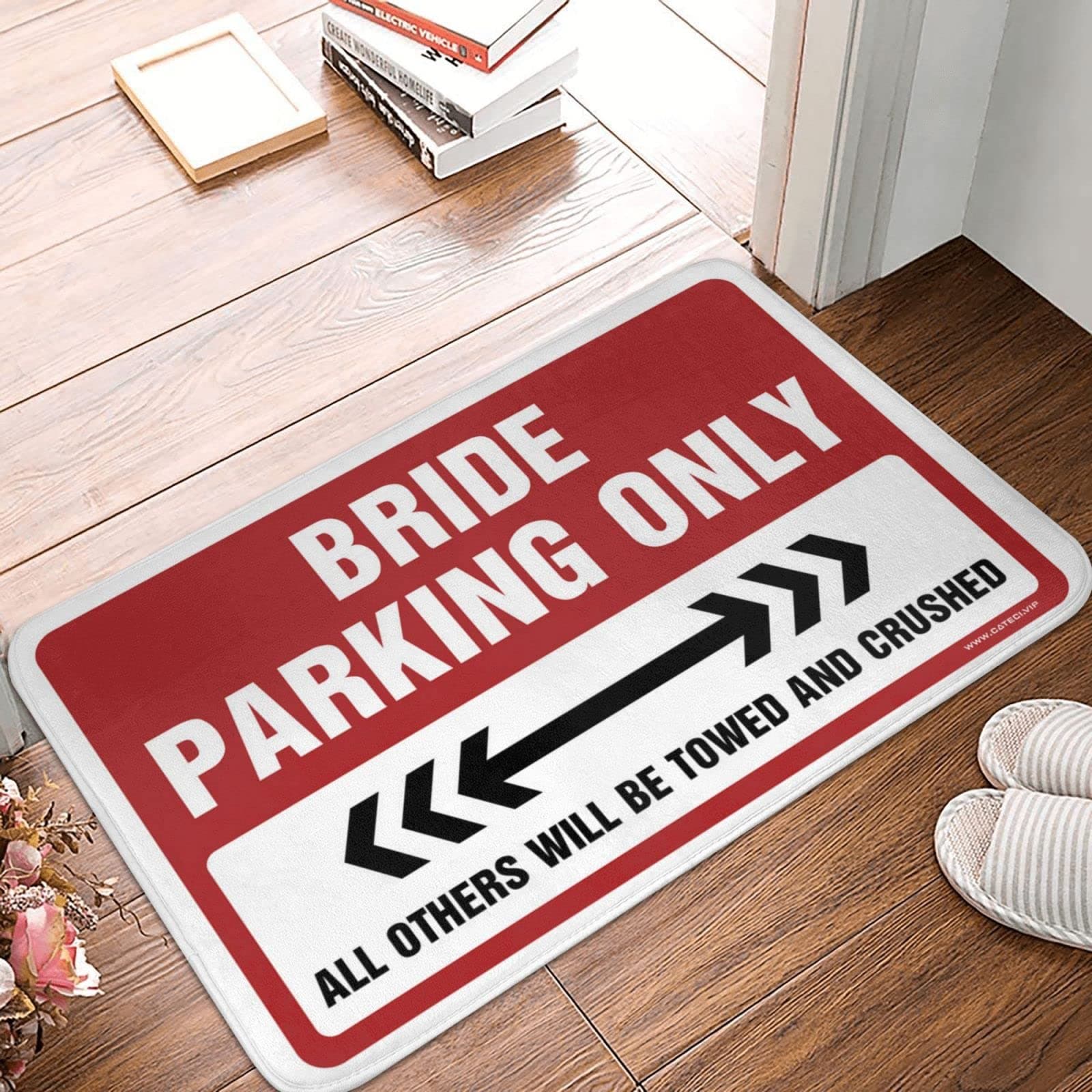 ADWD Spring Kitchen Mats Bride Parking Only Rug Outdoor Patio Decor Doormat Fall(Size:65X90CM), EHFPBWCWF-65X90CM