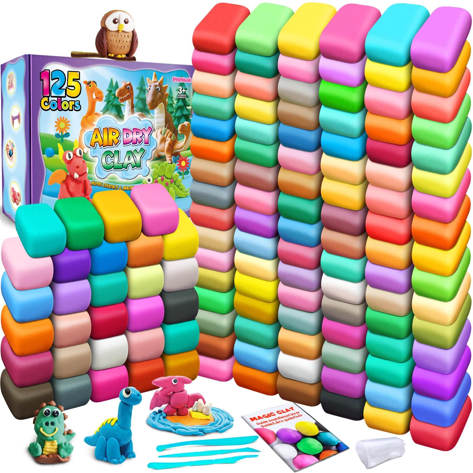 Air Dry Clay 125 Colors Modeling Clay for Kids