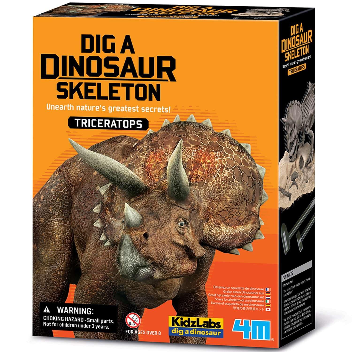 4M Kidz Labs Dig a Triceratops Skeleton