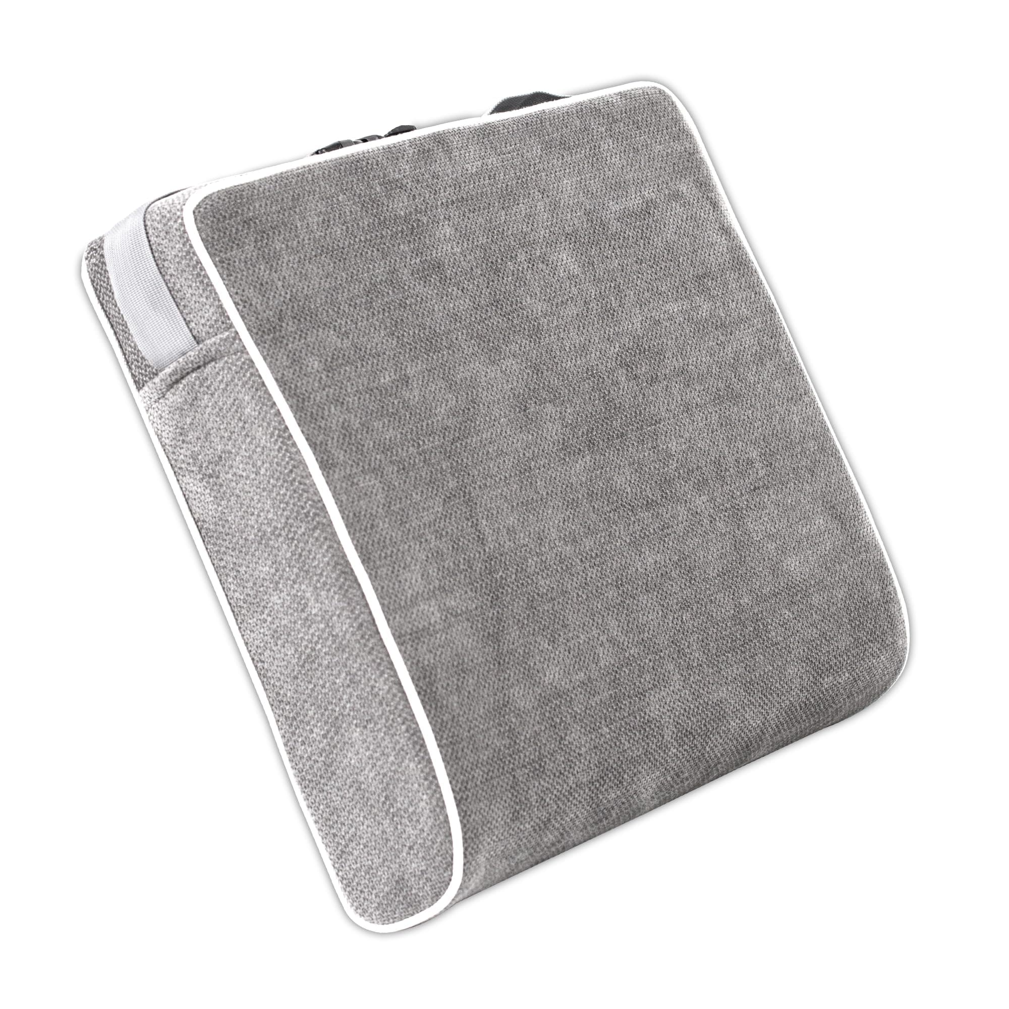 Justsafe 4 Inch Thick Extra Large Memory Foam Seat Cushion - XL Orthopaedic Ergonomic Office Chair Cushion for Back, Sciatica & Tailbone Pain Relief - Non-Slip Support Car, Desk & Wheelchair Cushion