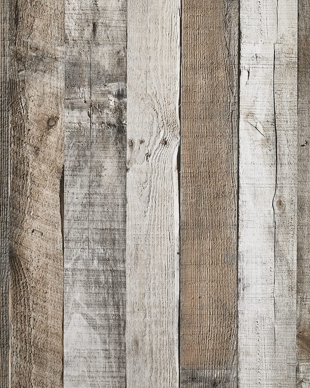 Yun-aeon Natural Wood-Grey Wood Contact Paper Peel and Stick Wallpaper 17.3”x 472.4”Self Adhesive Removable Vintage Faux Wood Wall Paper Plank Shelf Home Decoration Kitchen Counter Cover Use