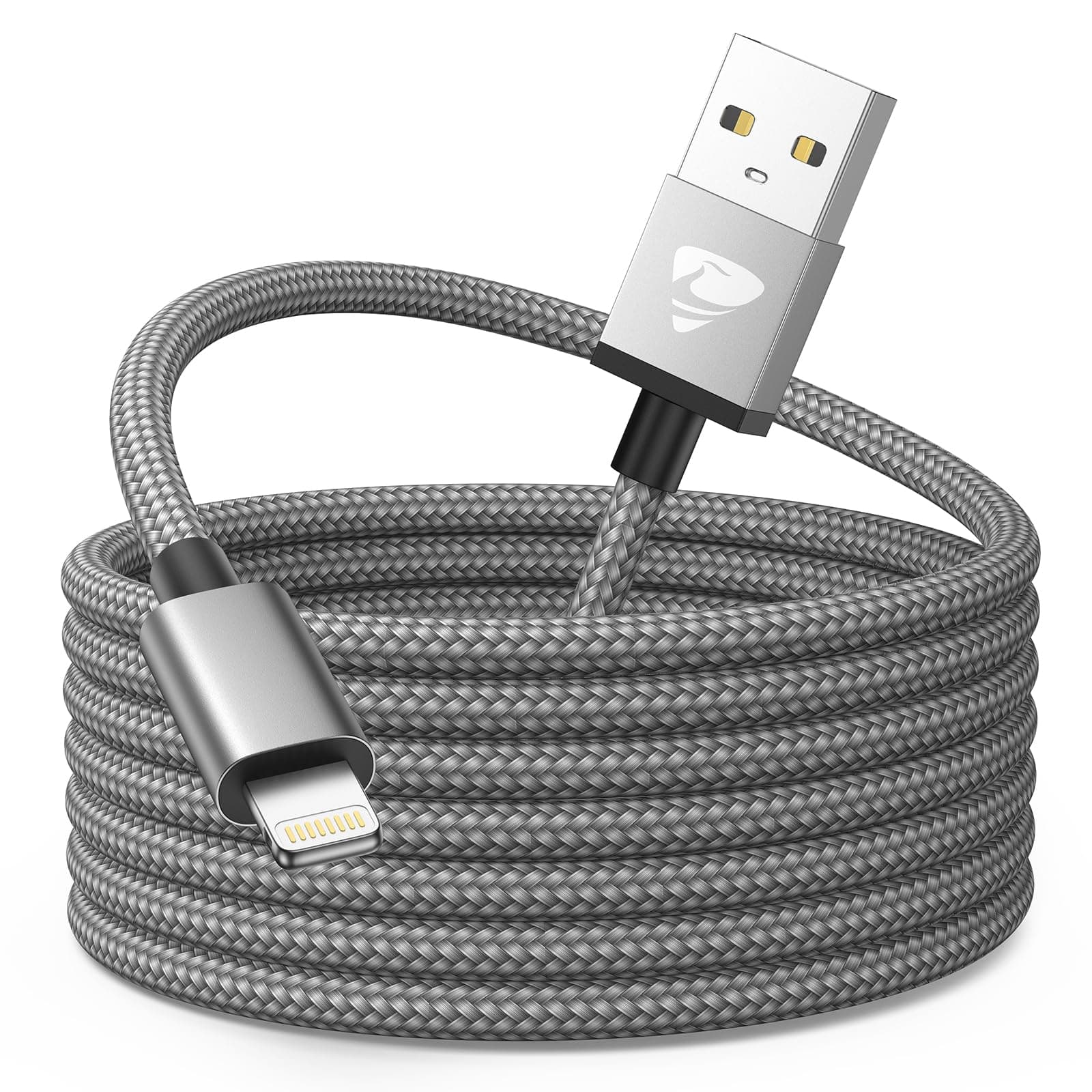 Aioneus iPhone Charger Cable 3M, Long iPhone Charger MFi Certified Lightning Cable Fast Charging Lightning Cord Braided Fast Charge Lead for iPhone14 13 12 11 Pro Max XS XR X 8 7 6 Plus SE, iPad