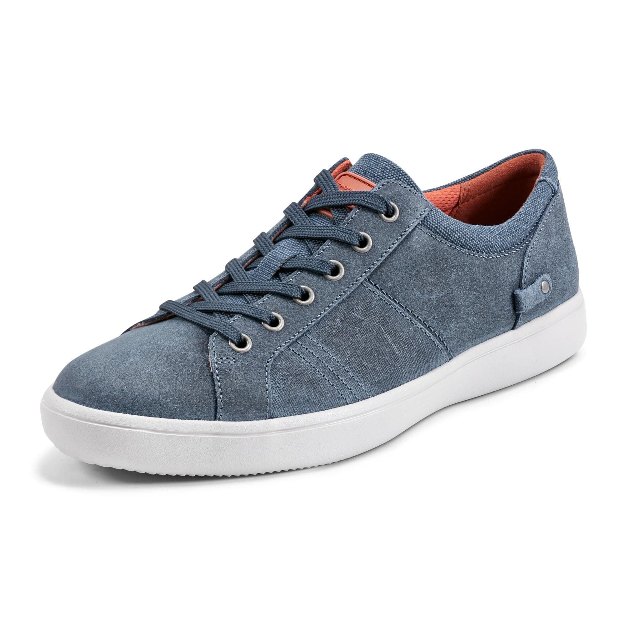 Rockport Men's Colle Tie Sneaker, Blue, 8 Wide
