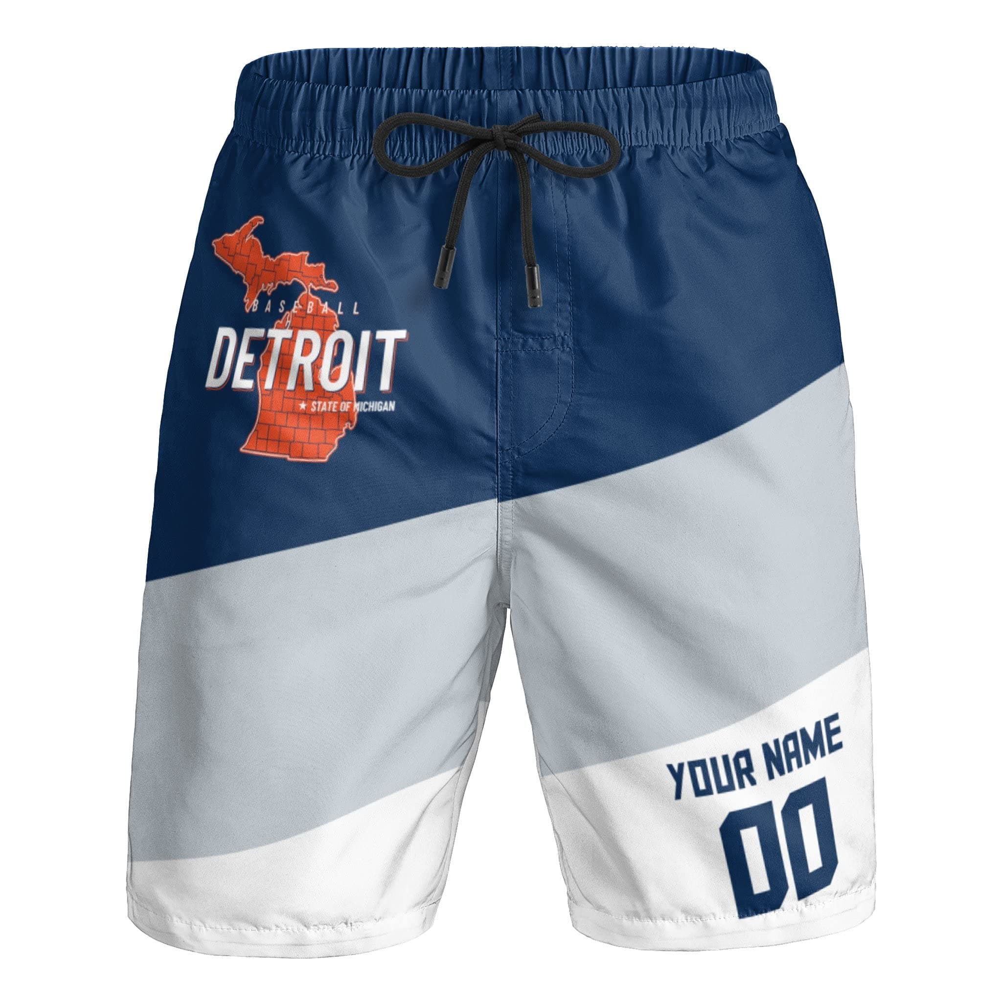 Custom Baseball Men's Shorts Gifts for Men Casual City Youth Fans Sport Beach Shorts Add Name & Number Quick Dry