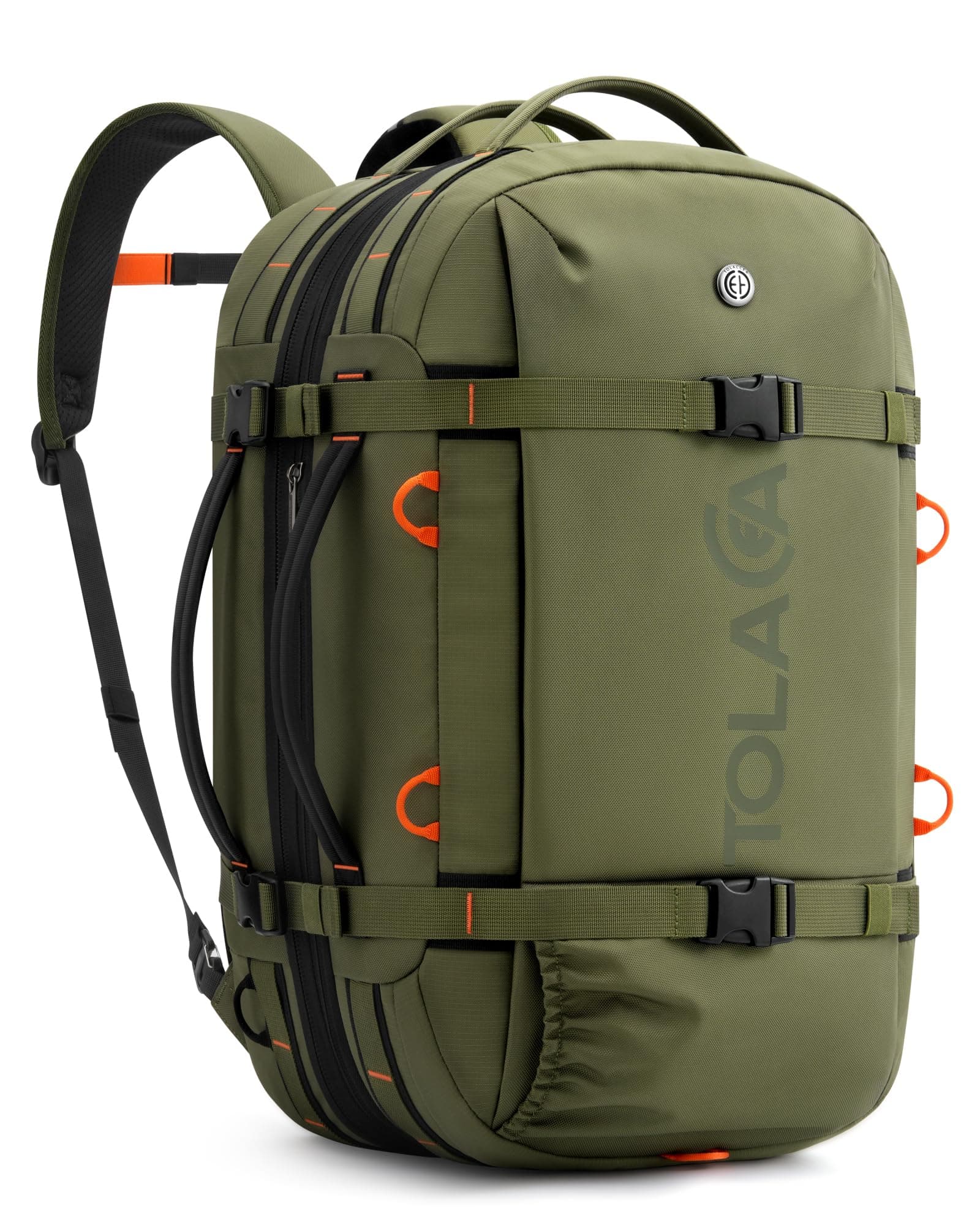 Tolaccea Travel Backpack 40-50L, 16" Laptop Carry On Duffle for Travel Work
