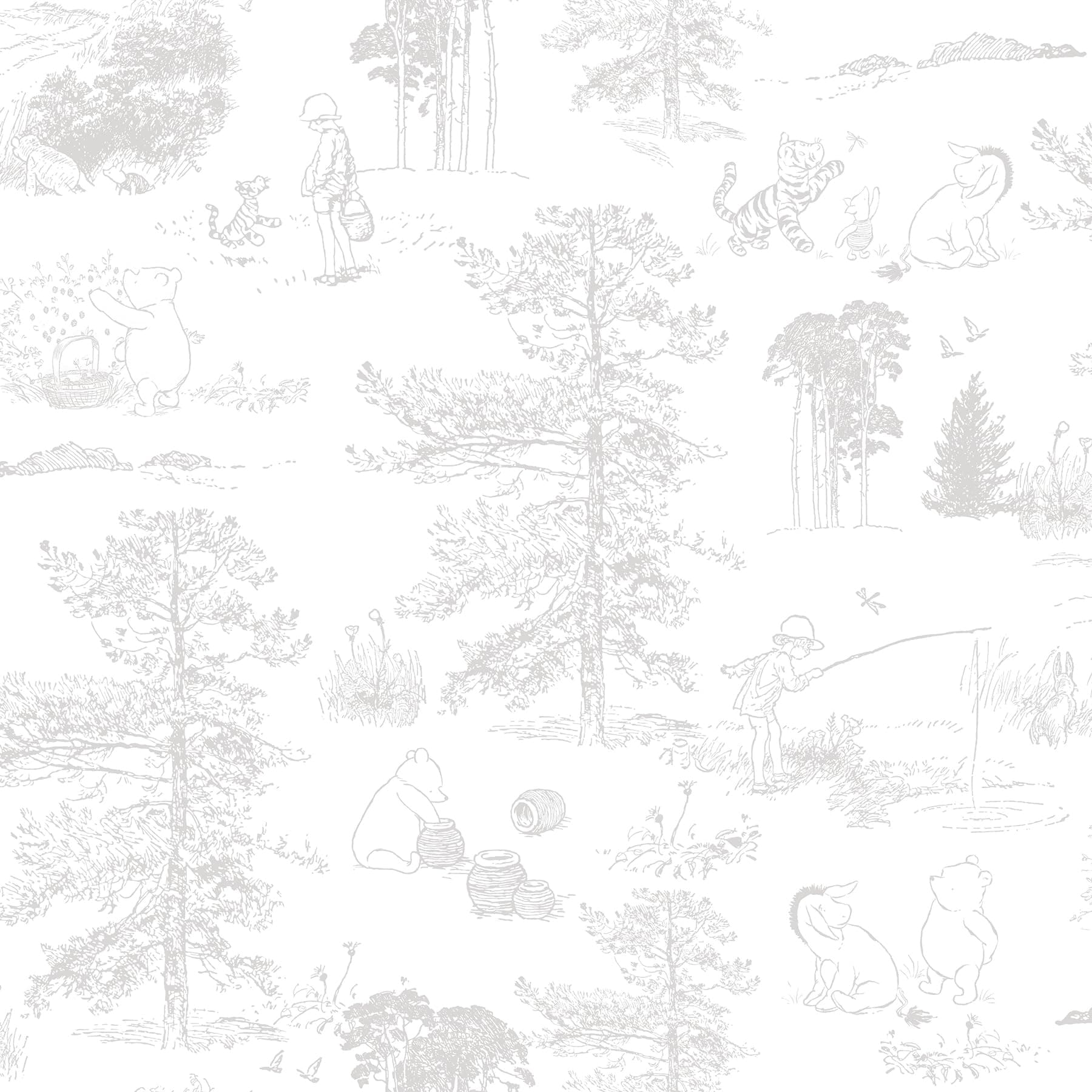 Disney Winnie The Pooh Peel and Stick Wallpaper by RoomMates RMK12623RL