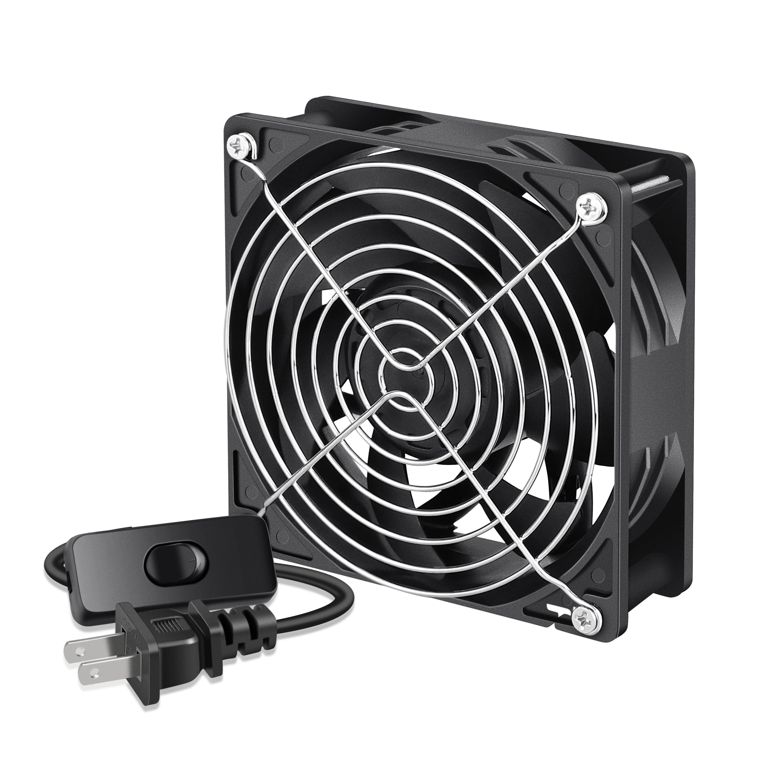 GDSTIME EC Cooling Fan, 12038 120mm Muffin Fan AC 110V 115V 120V 220V 240V